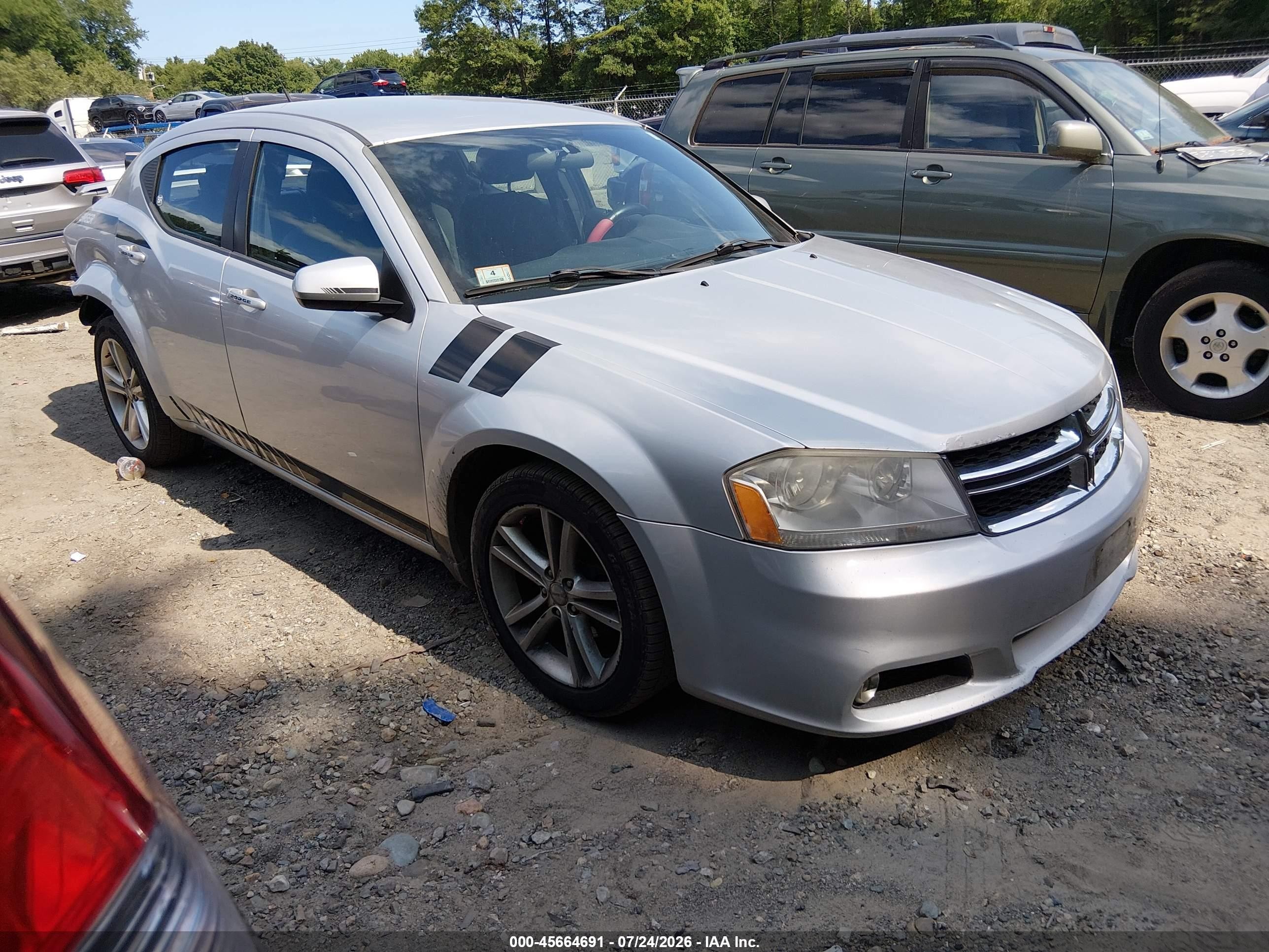 2011 Dodge Avenger Mainstreet Silver vin: 1B3BD1FG4BN541874