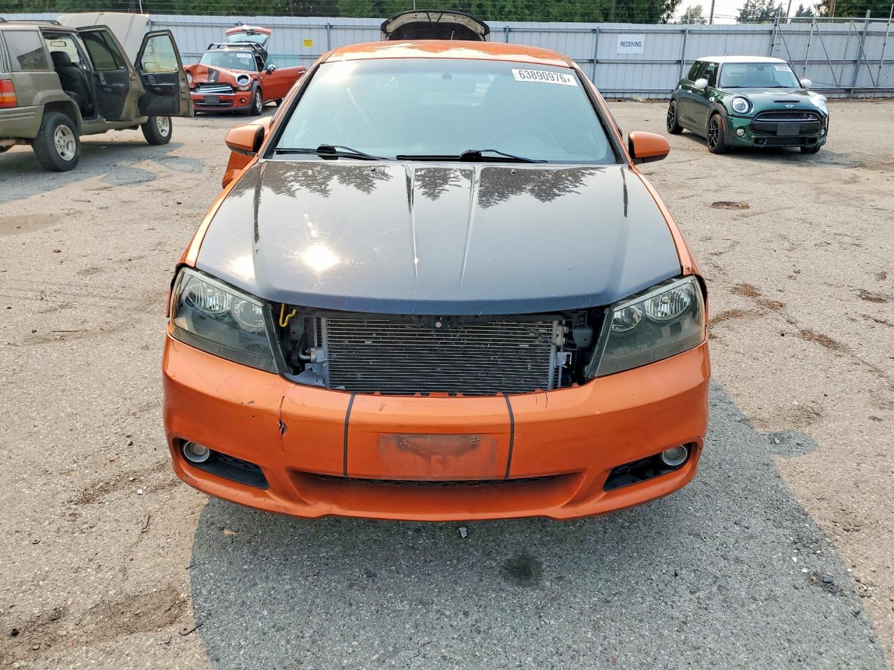 2011 Dodge Avenger Mainstreet Orange vin: 1B3BD1FG6BN575105