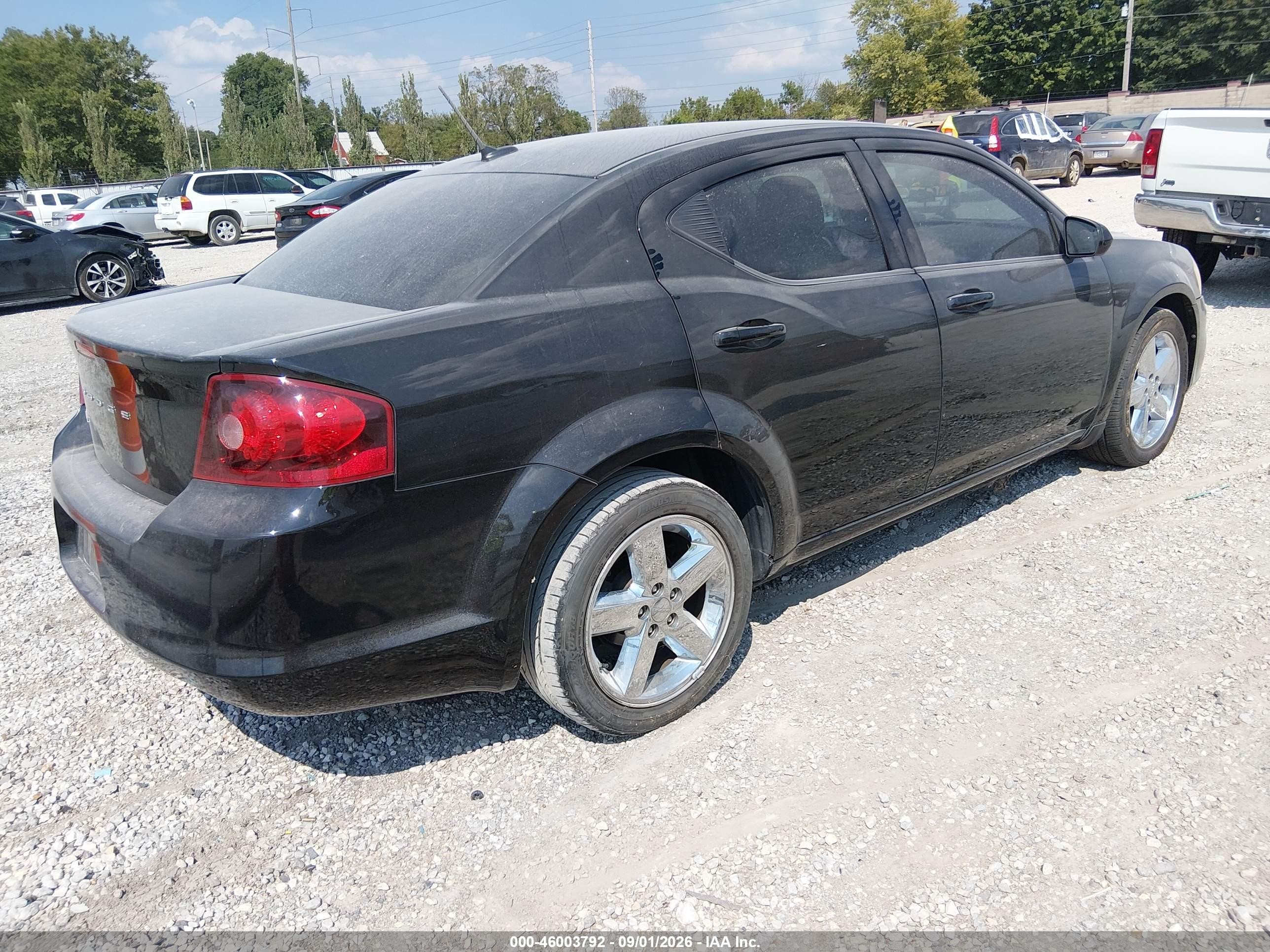 2011 Dodge Avenger Lux Black vin: 1B3BD2FB4BN544803