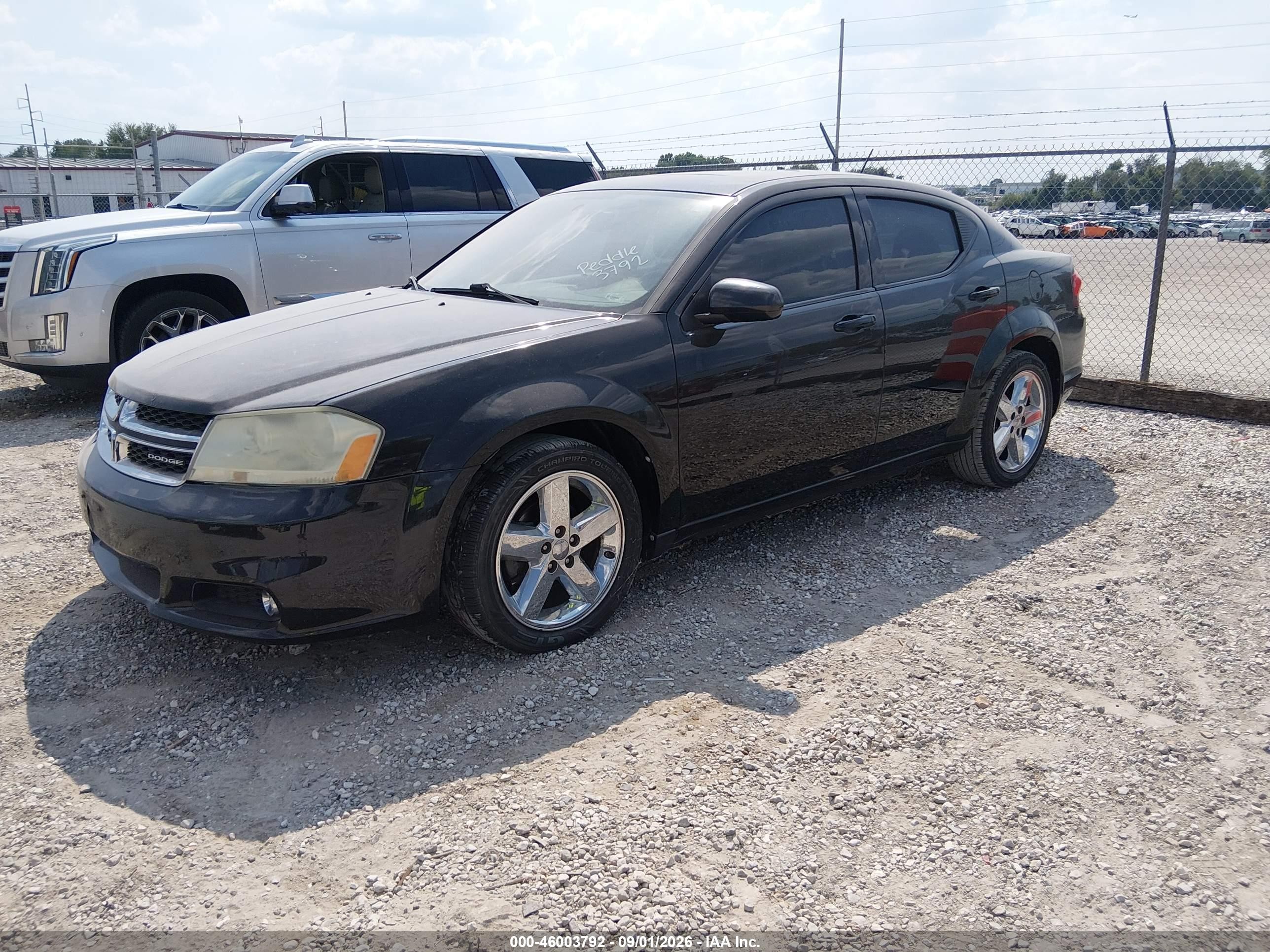 2011 Dodge Avenger Lux Black vin: 1B3BD2FB4BN544803