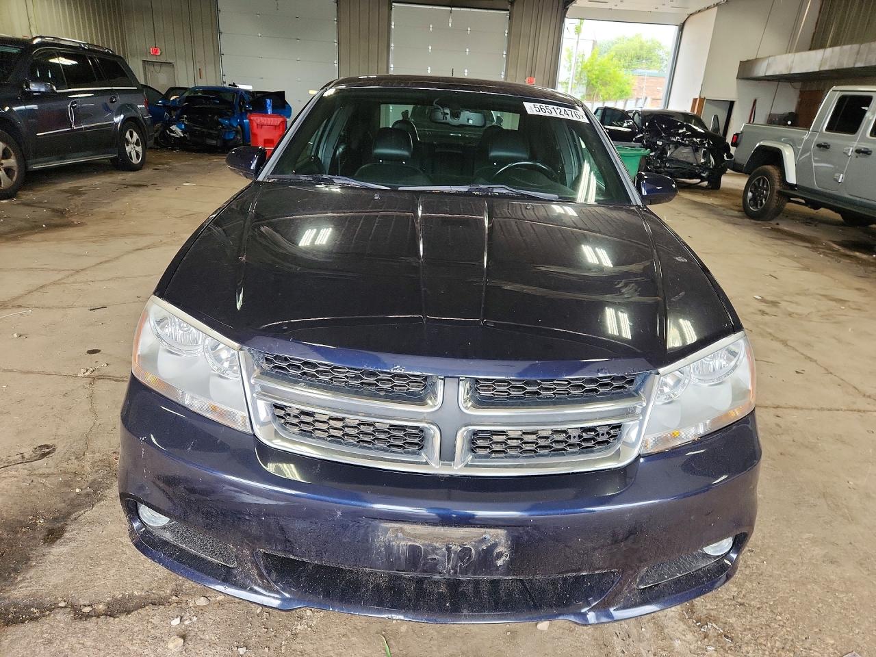 2011 Dodge Avenger Blue vin: 1B3BD2FG4BN550242