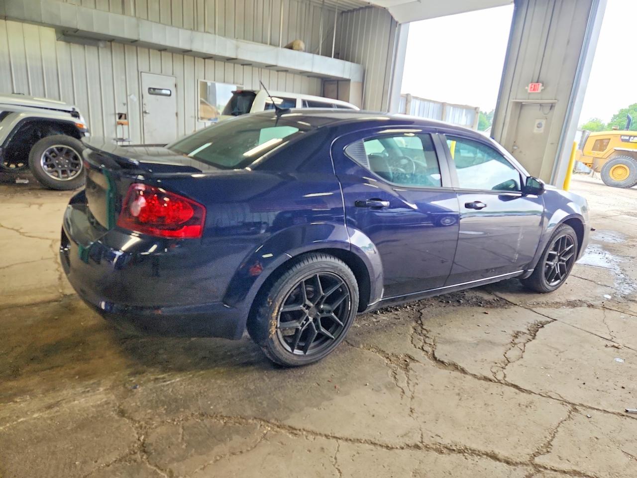 2011 Dodge Avenger Blue vin: 1B3BD2FG4BN550242