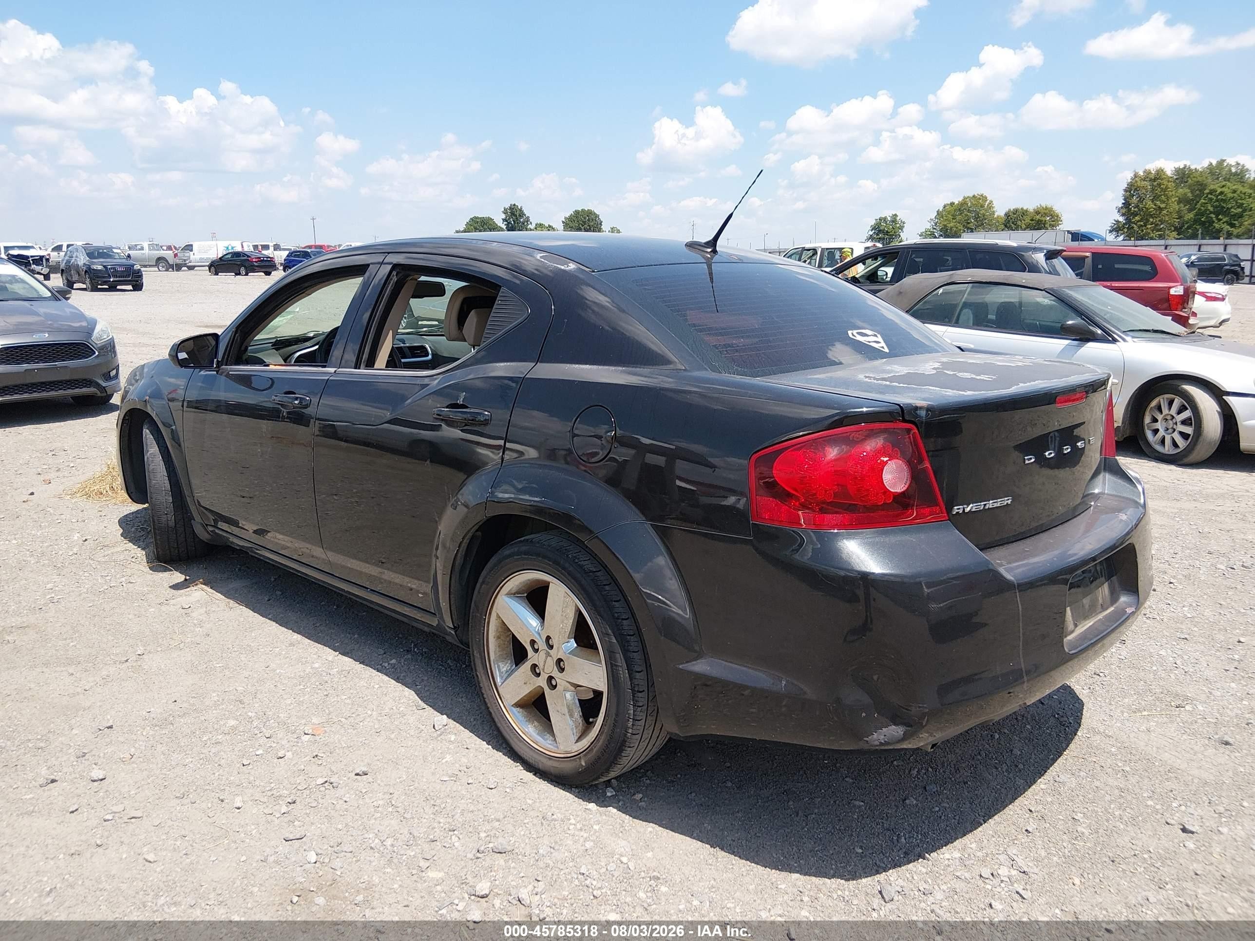 2011 Dodge Avenger Lux Black vin: 1B3BD2FG8BN506504