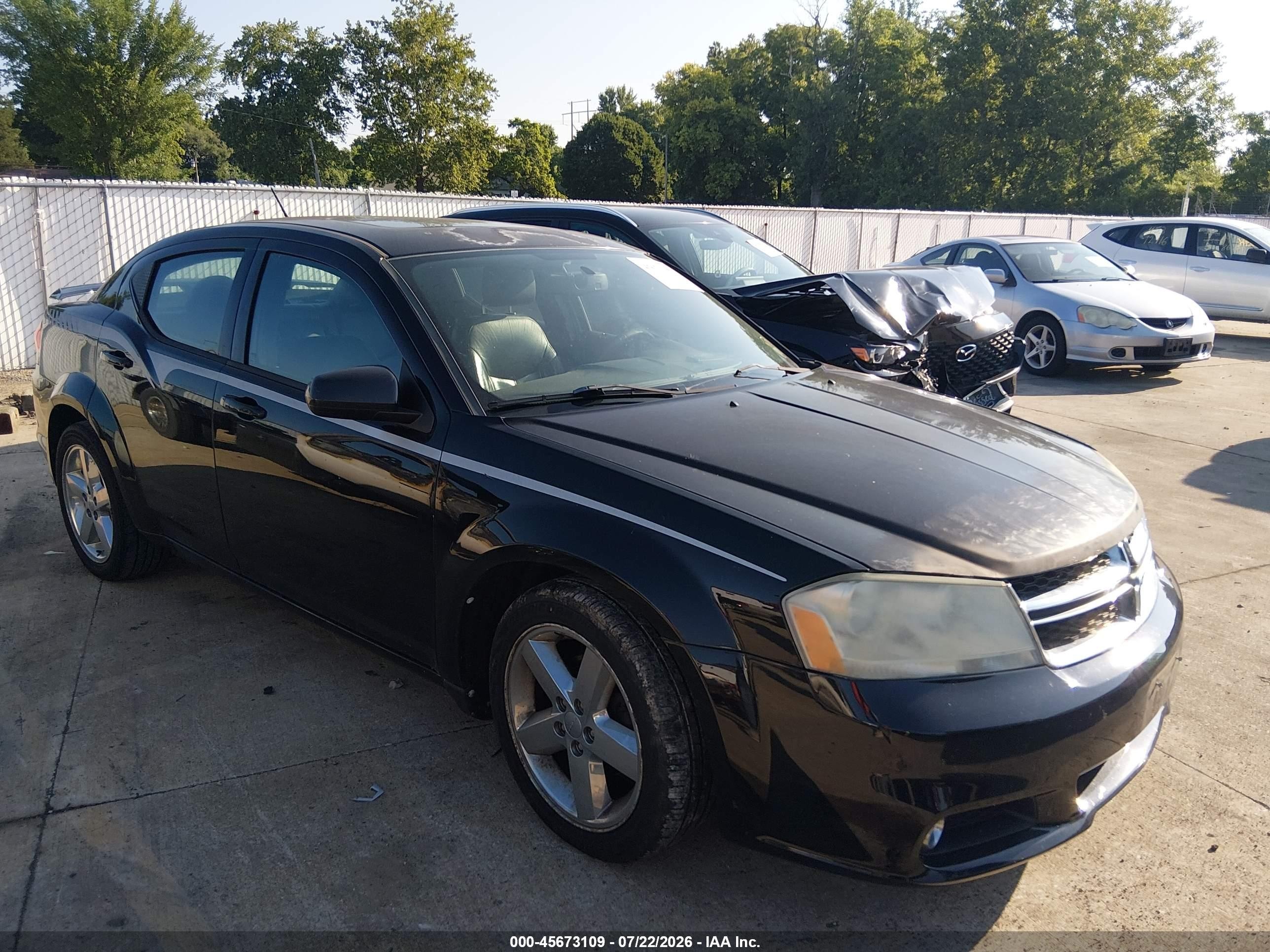 2011 Dodge Avenger Lux Black vin: 1B3BD2FG8BN574690