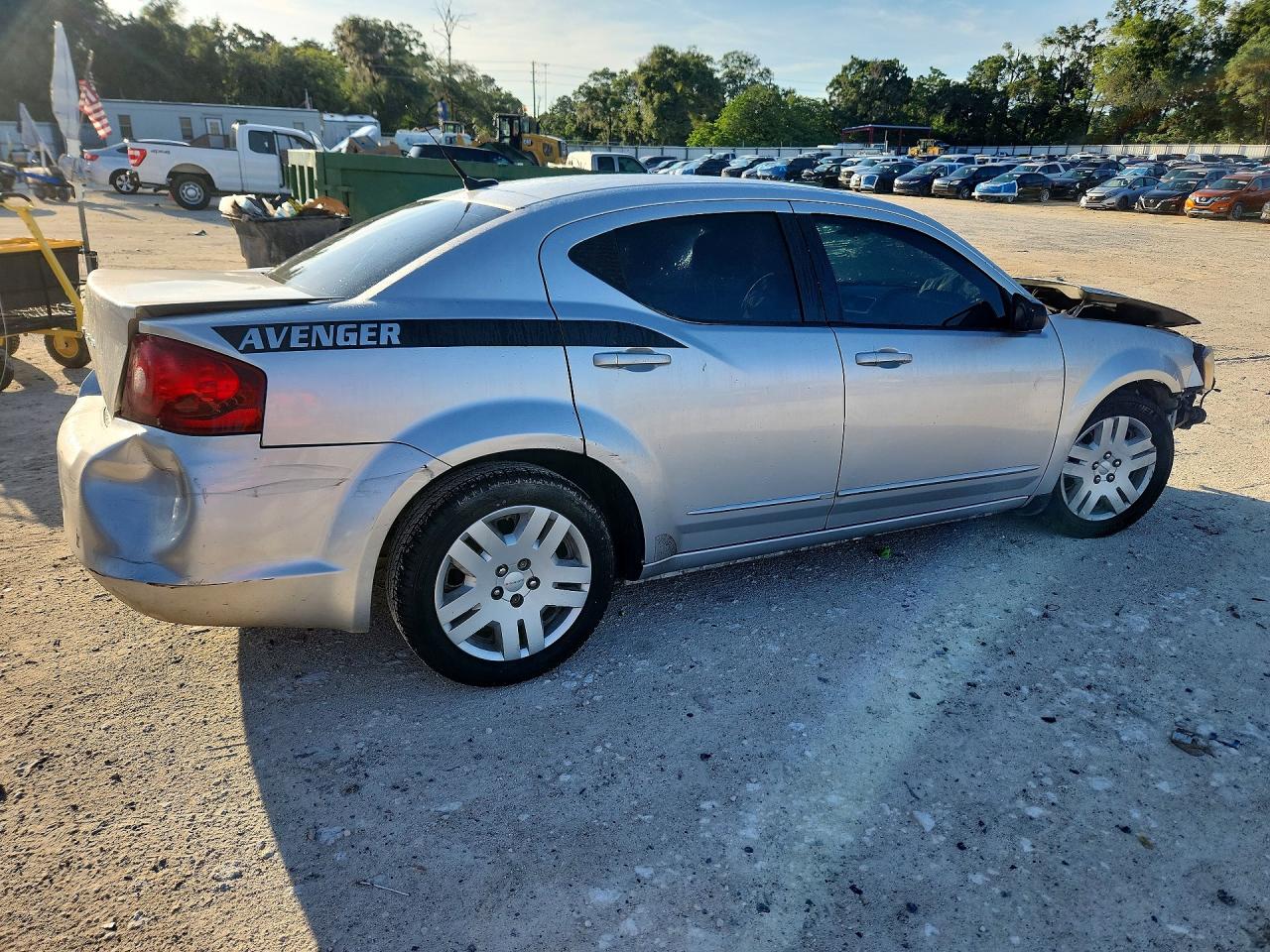 2011 Dodge Avenger Express Серебряный vin: 1B3BD4FB0BN540310