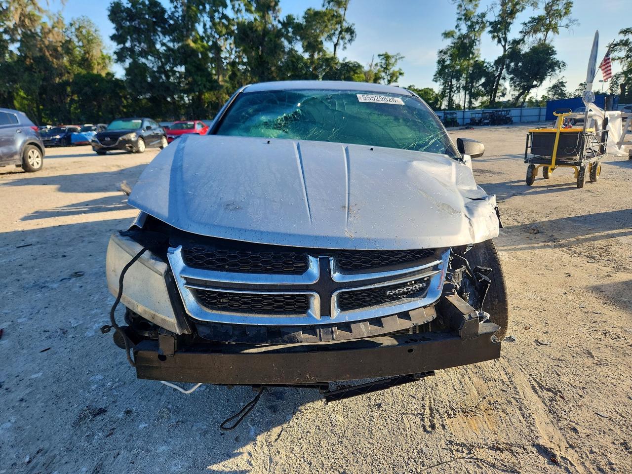 2011 Dodge Avenger Express Серебряный vin: 1B3BD4FB0BN540310