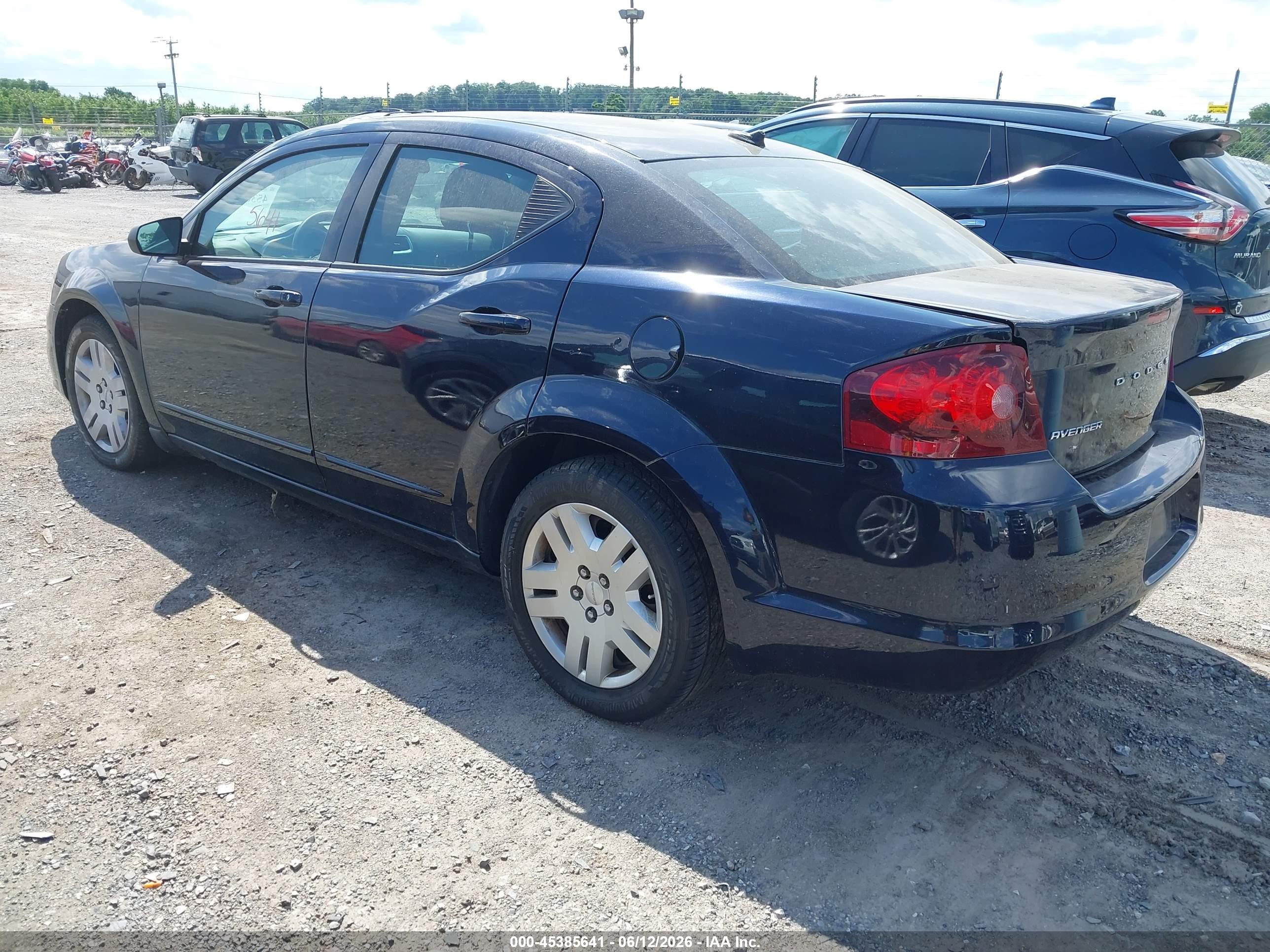 2011 Dodge Avenger Express Dark Blue vin: 1B3BD4FB0BN540940