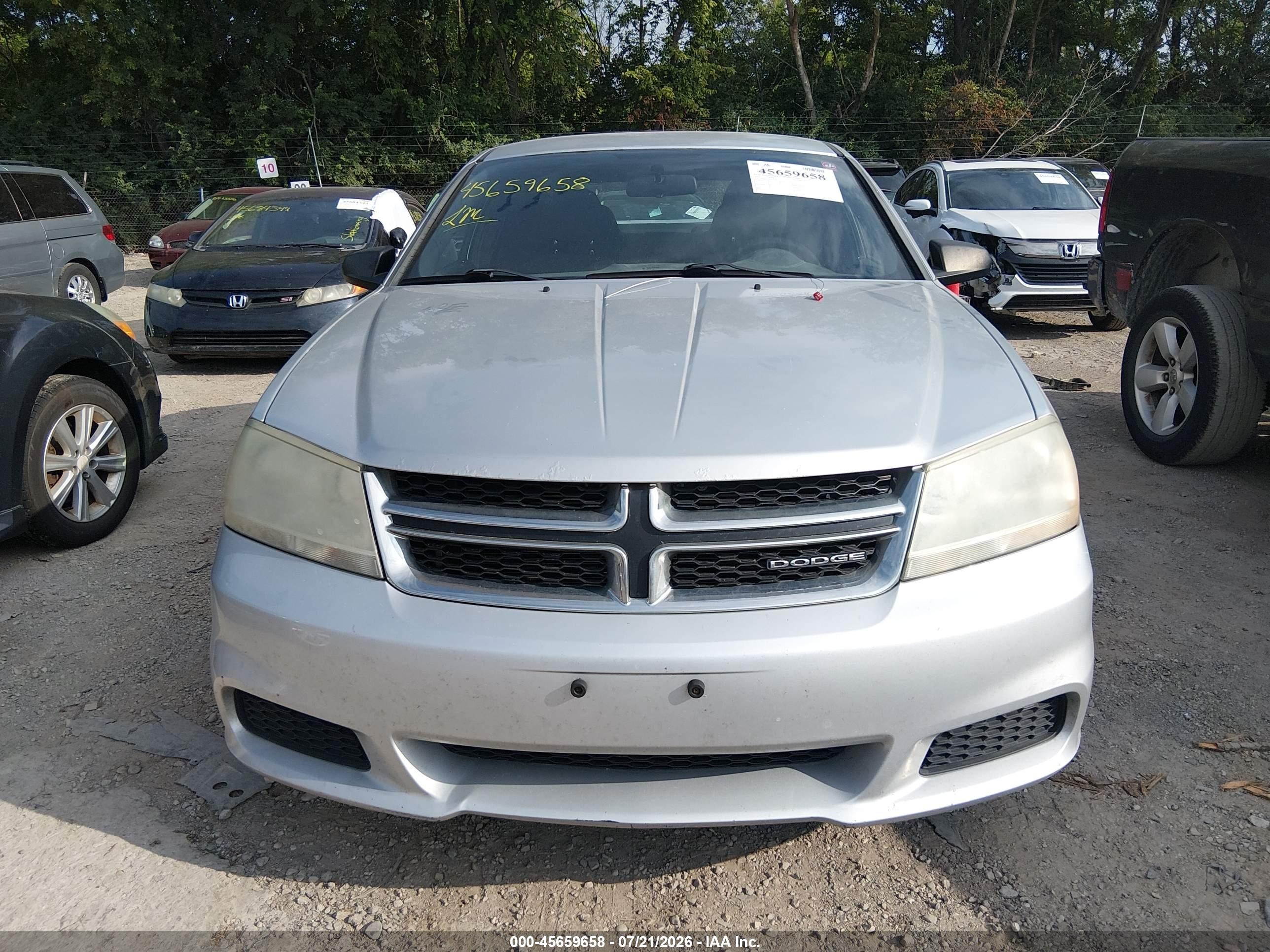 2011 Dodge Avenger Express Silver vin: 1B3BD4FB4BN541993
