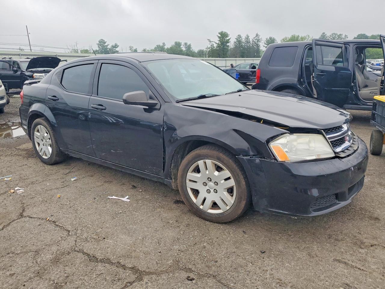 2011 Dodge Avenger Express Black vin: 1B3BD4FB4BN609046