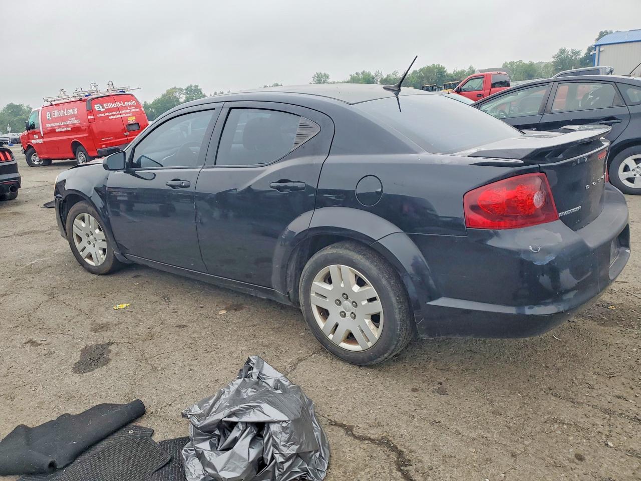 2011 Dodge Avenger Express Black vin: 1B3BD4FB4BN609046