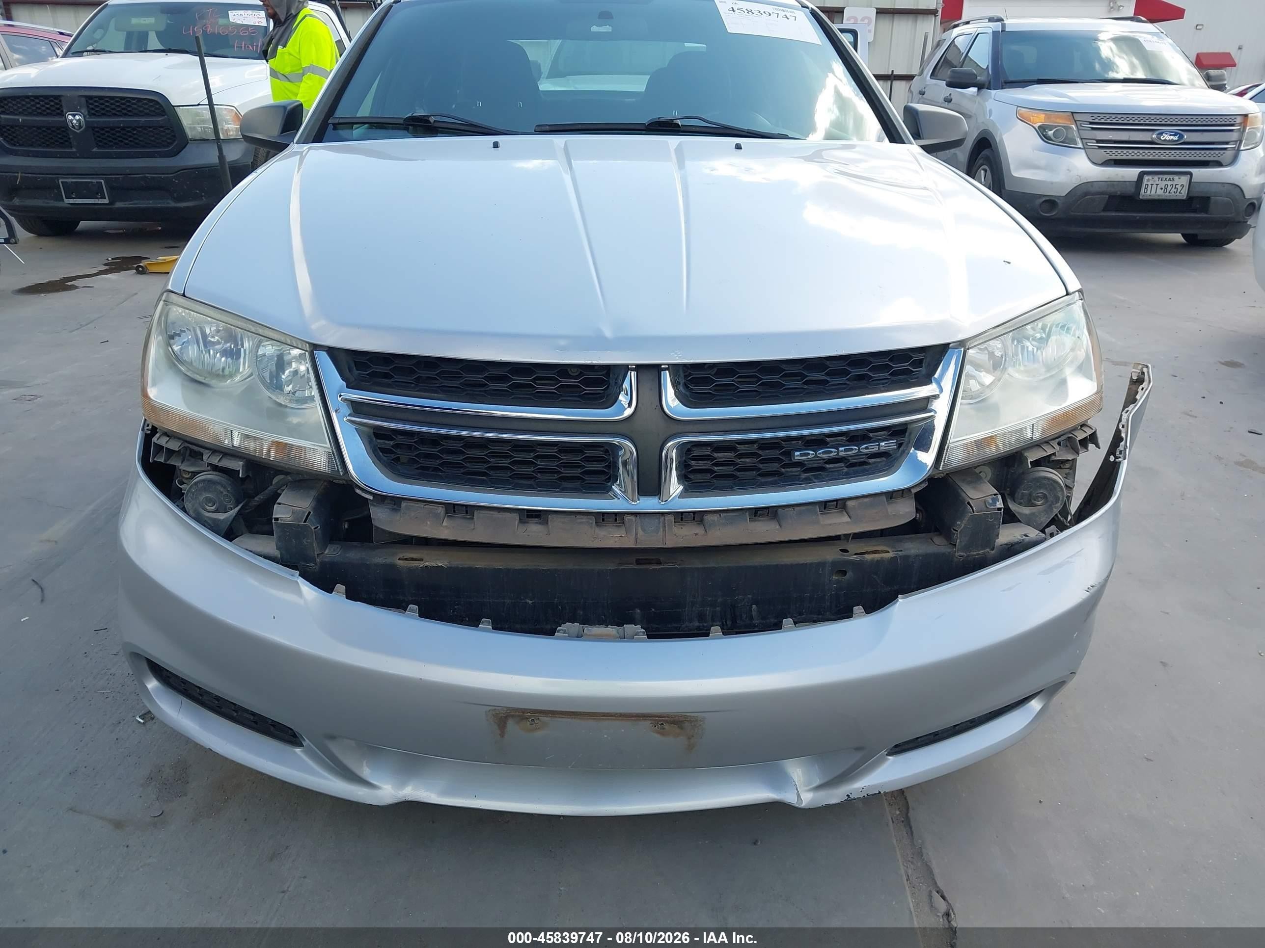 2011 Dodge Avenger Express Silver vin: 1B3BD4FB6BN540845