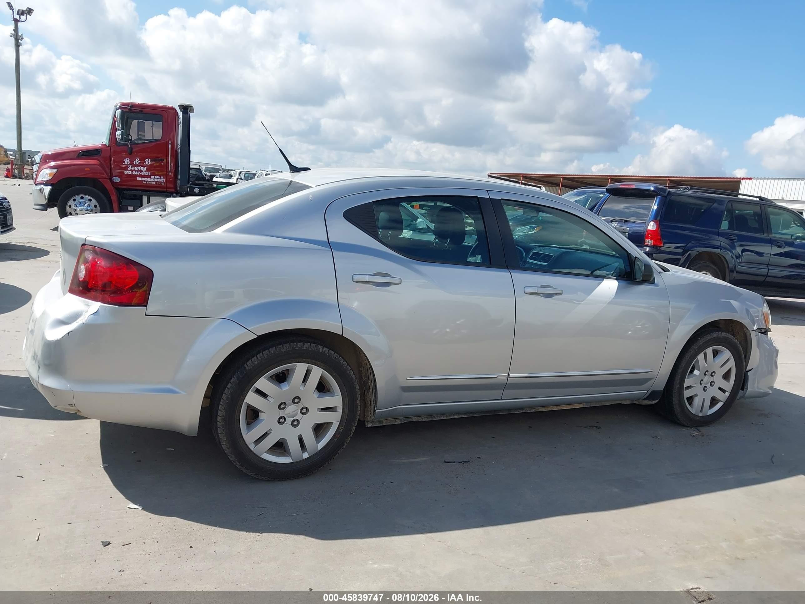 2011 Dodge Avenger Express Silver vin: 1B3BD4FB6BN540845