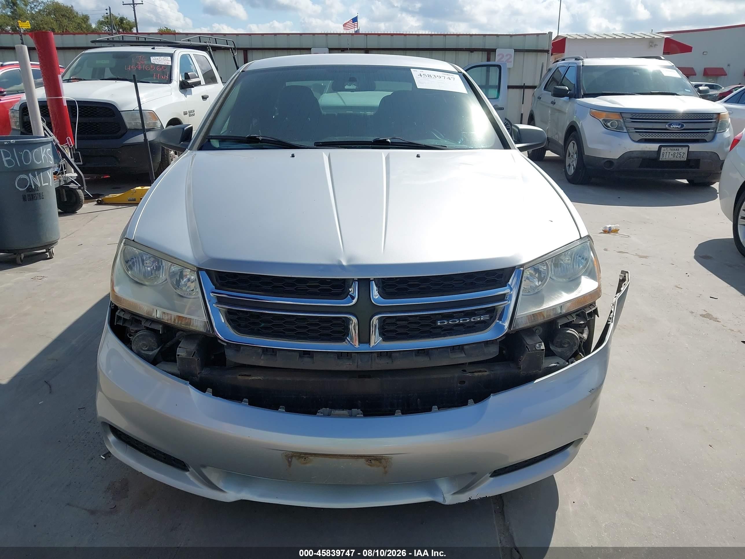 2011 Dodge Avenger Express Silver vin: 1B3BD4FB6BN540845