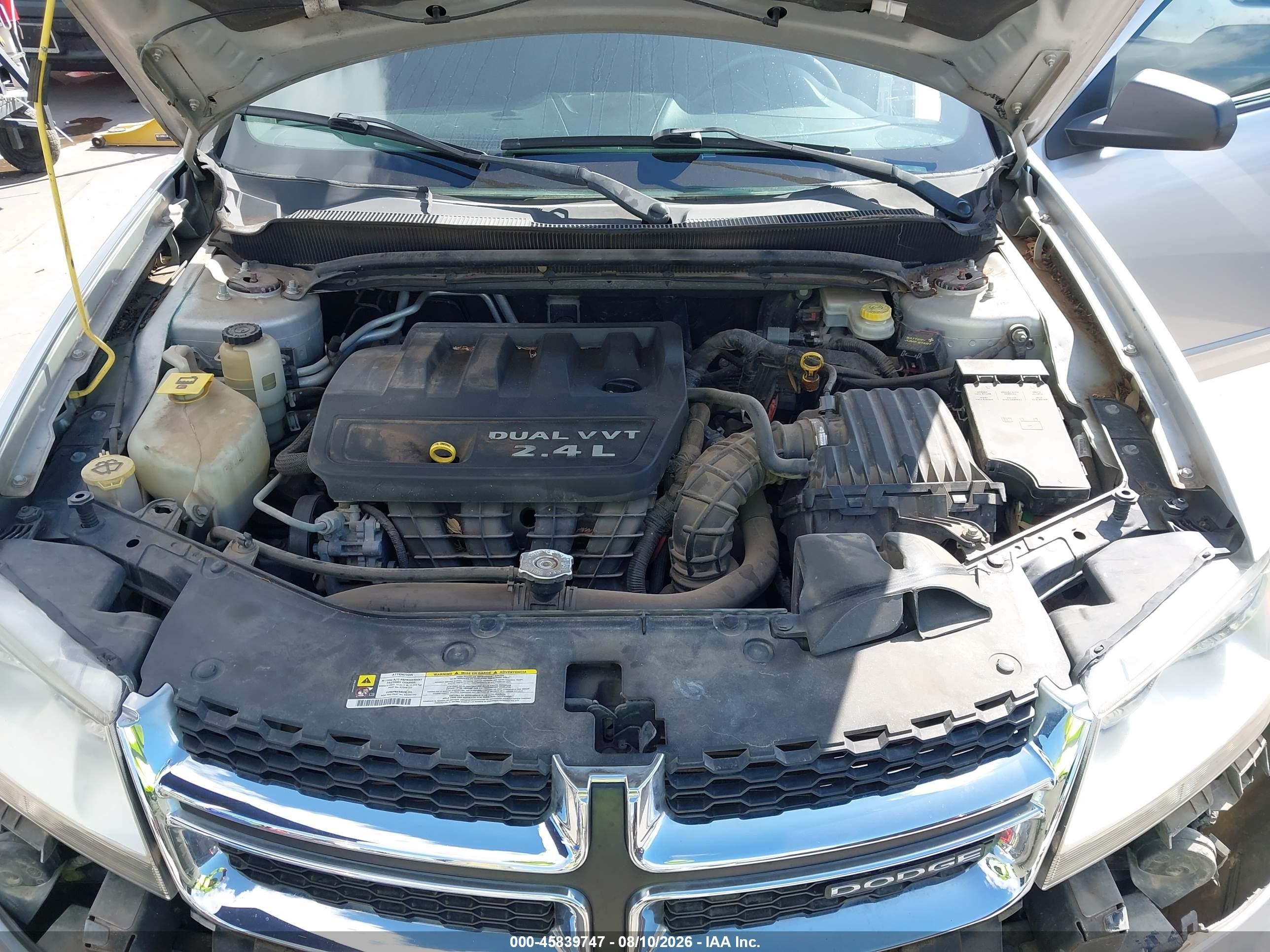 2011 Dodge Avenger Express Silver vin: 1B3BD4FB6BN540845