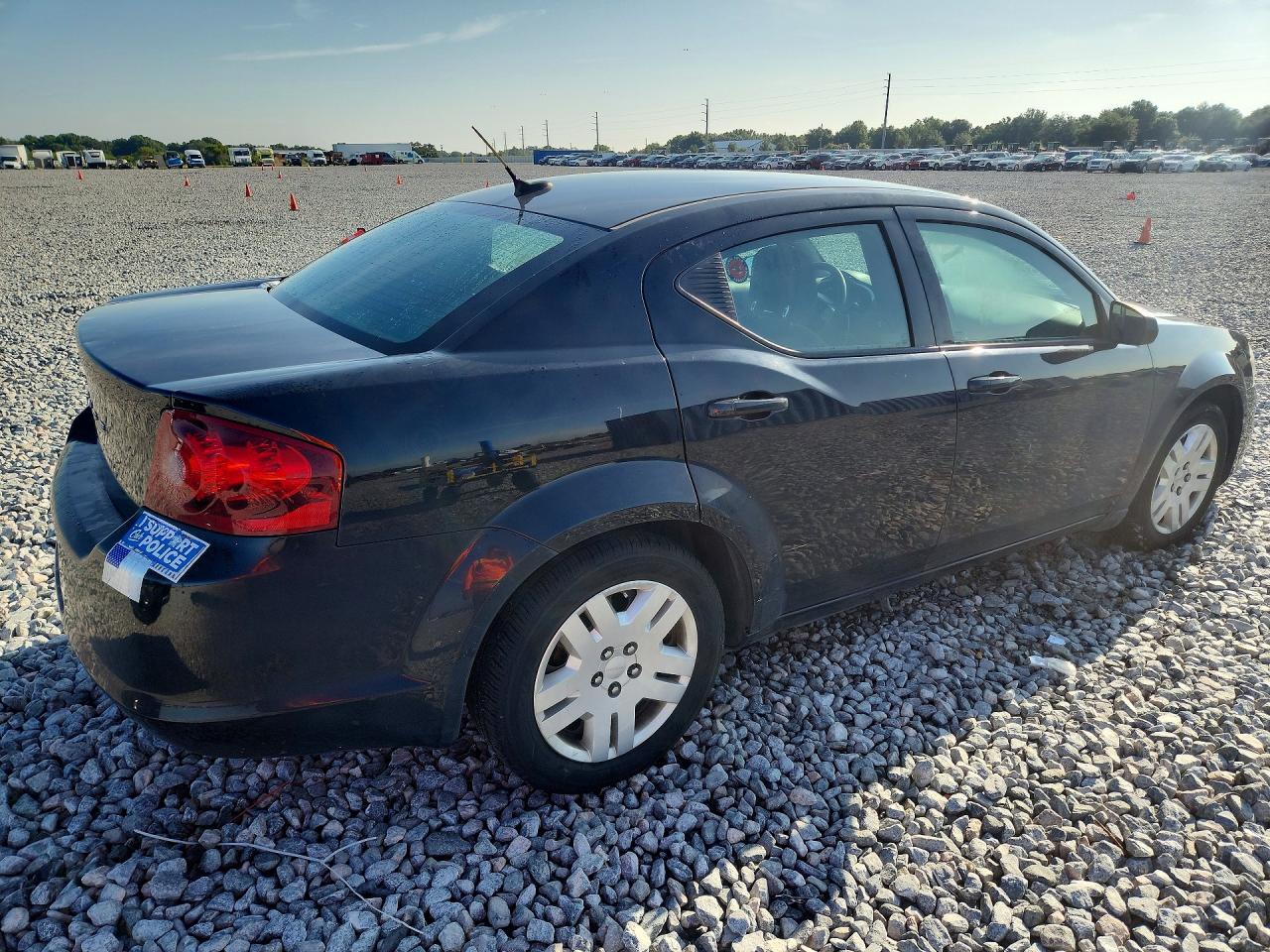 2011 Dodge Avenger Express Black vin: 1B3BD4FBXBN578594