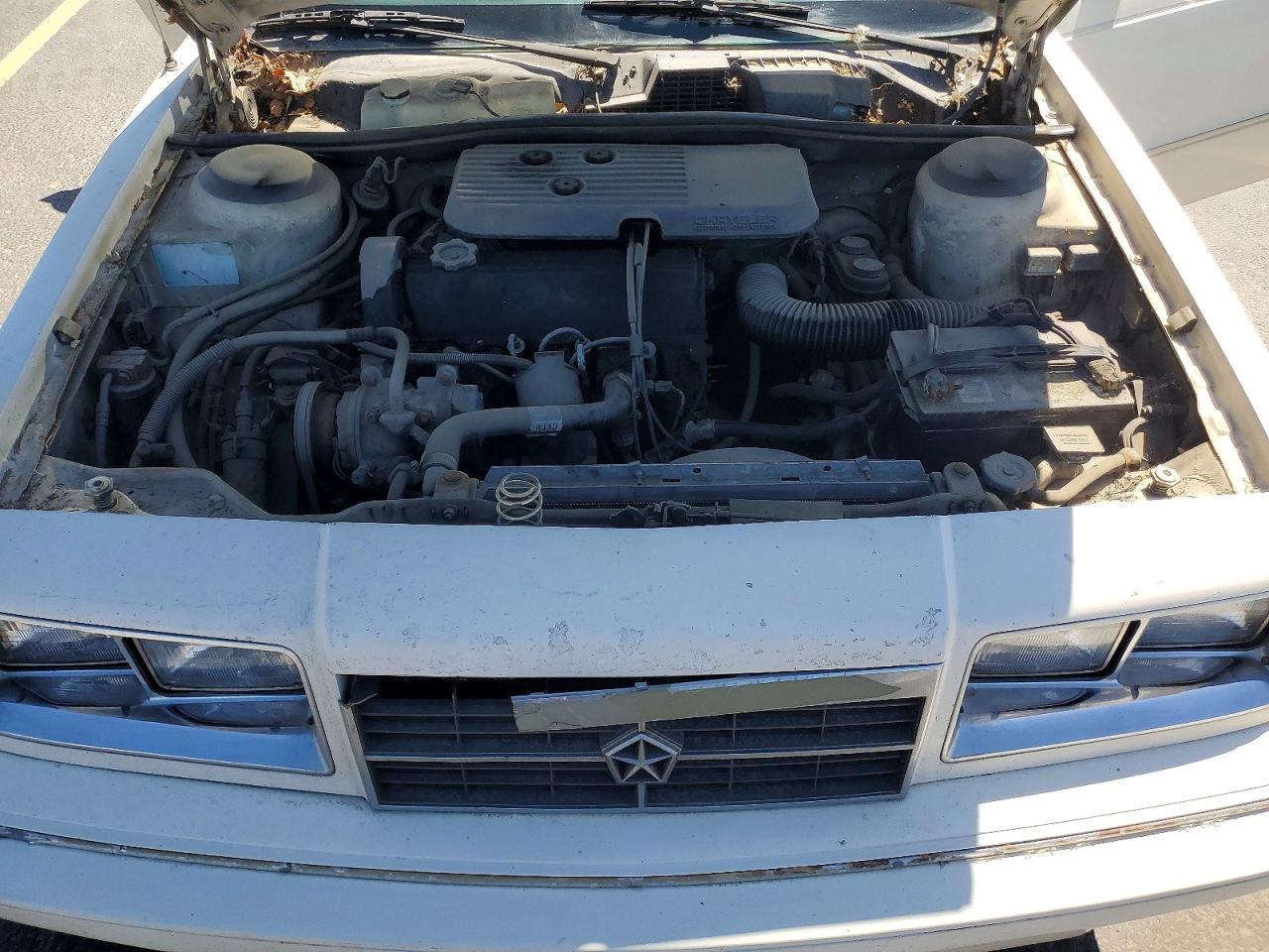 1986 Dodge 600 Se White vin: 1B3BE46K8GC264975