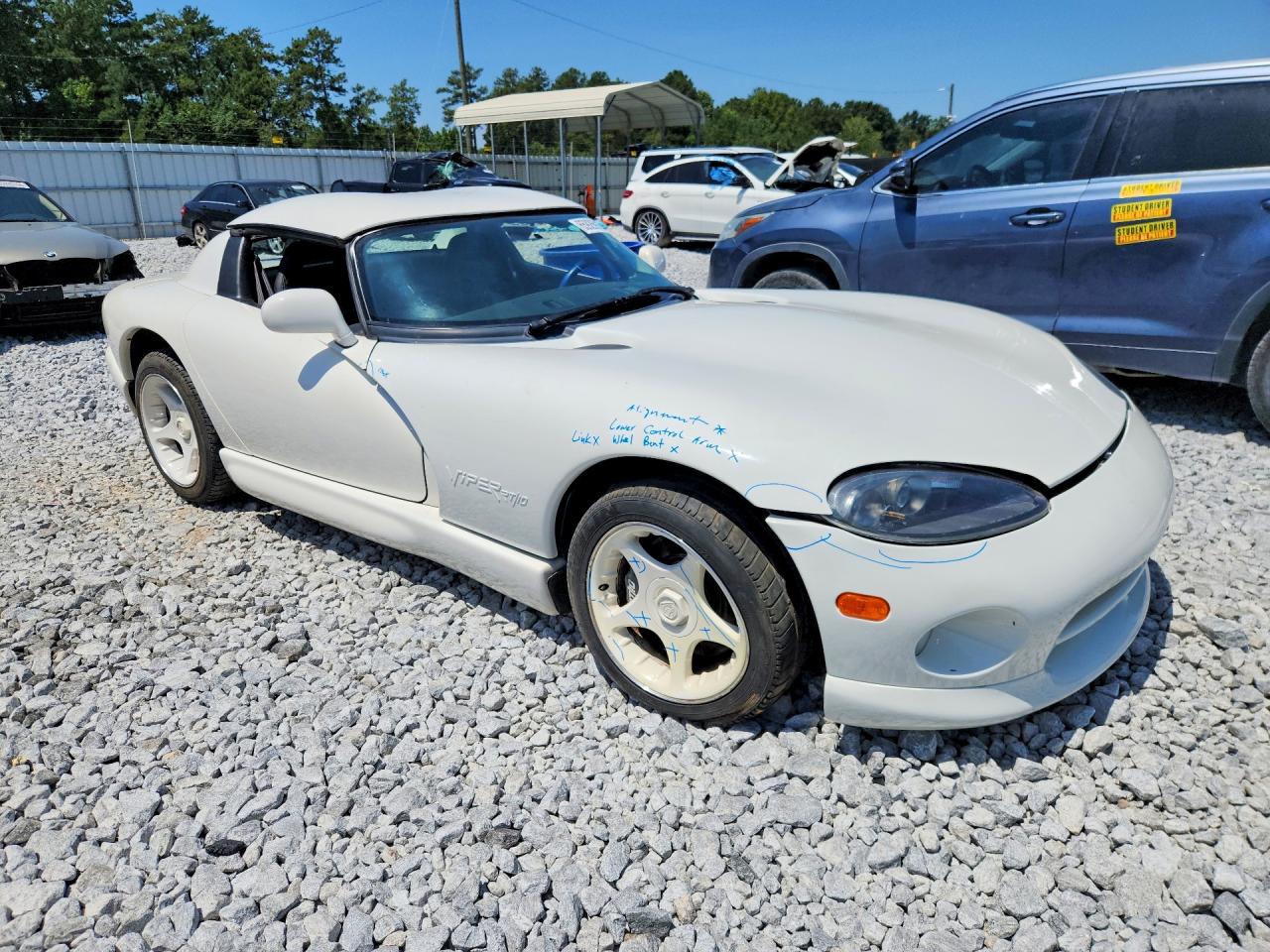 1996 Dodge Viper Rt-10 Белый vin: 1B3BR65E3TV100060