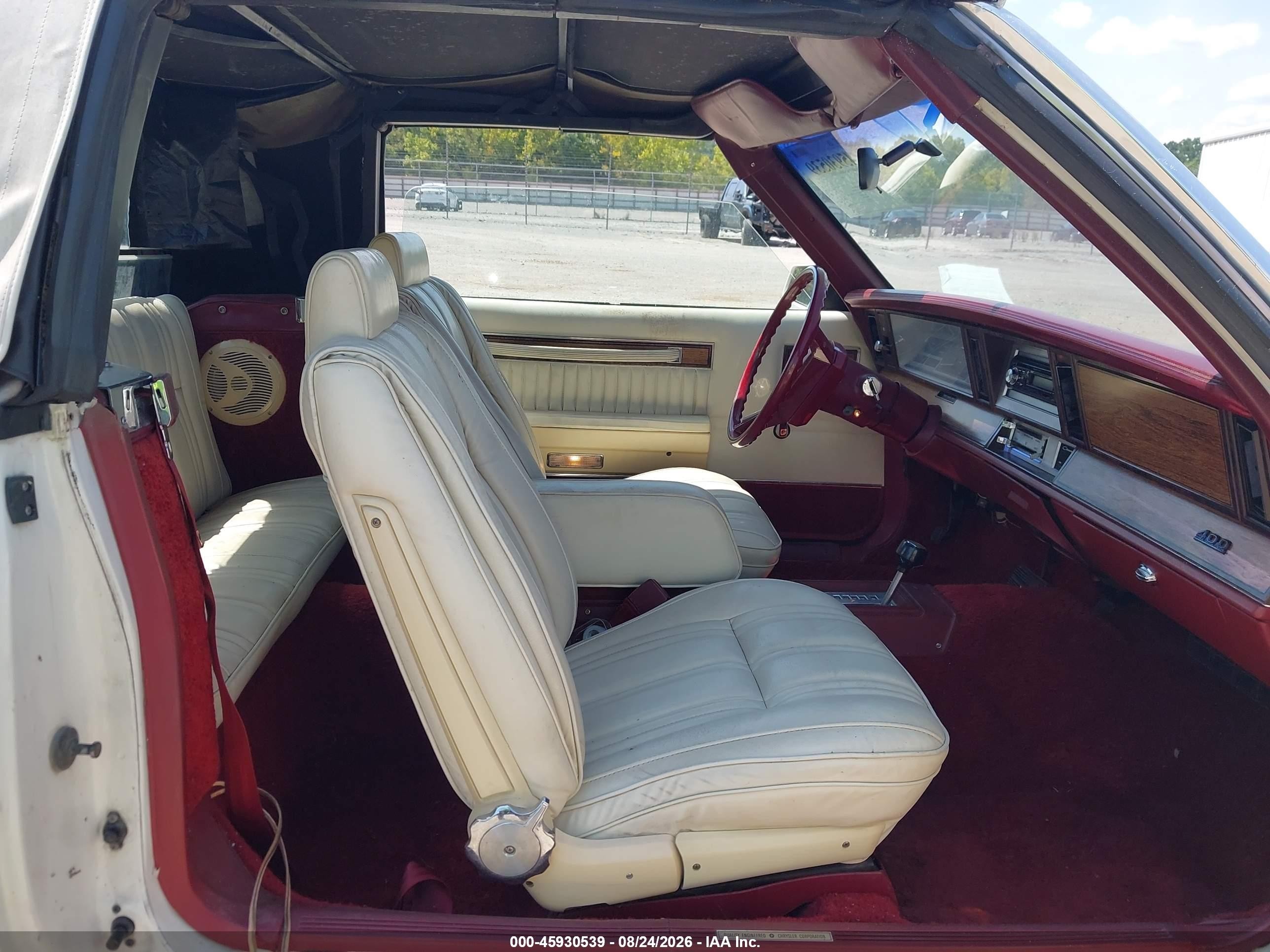 1983 Dodge 400 White vin: 1B3BV55C0DG165300