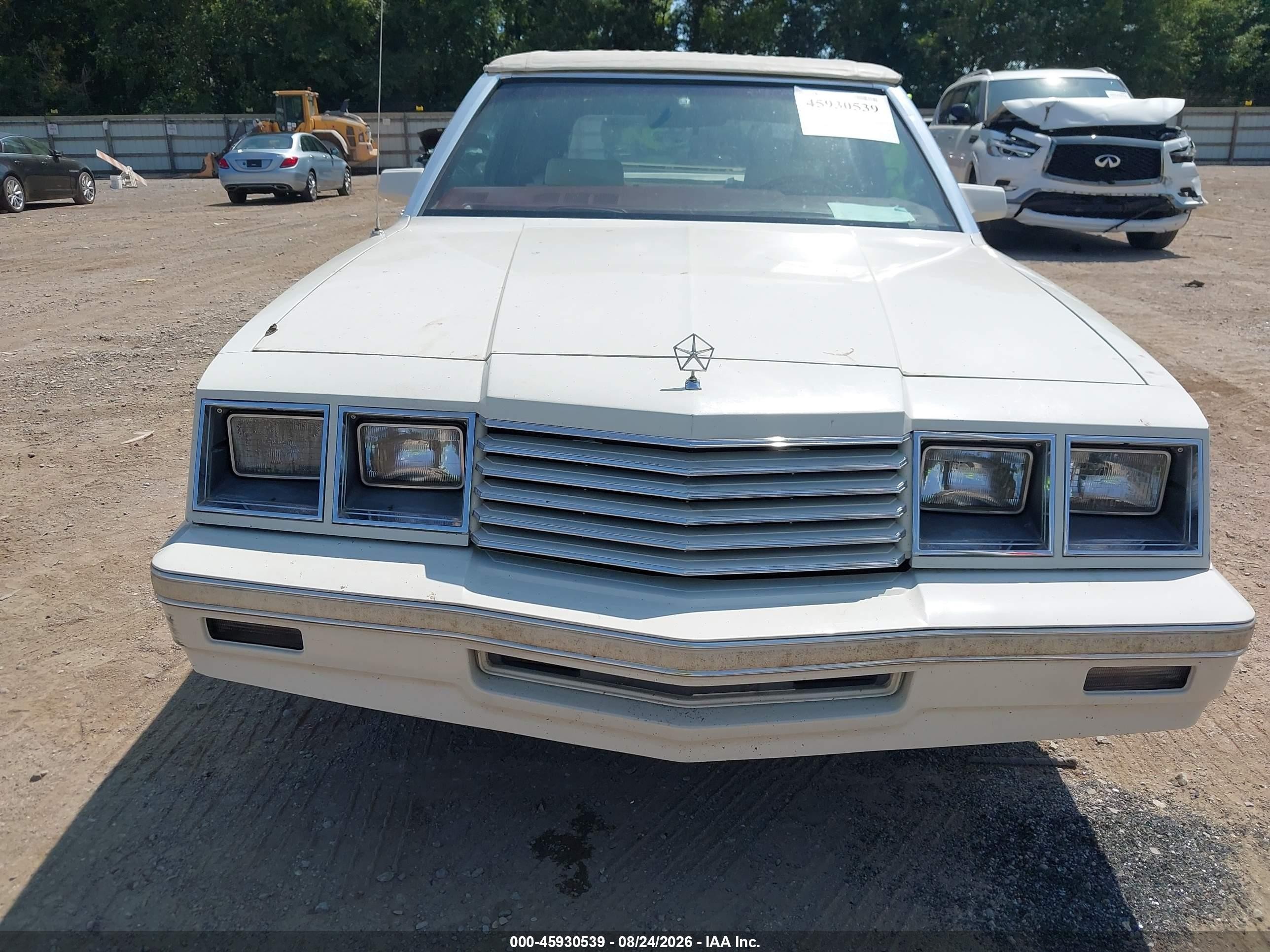 1983 Dodge 400 White vin: 1B3BV55C0DG165300