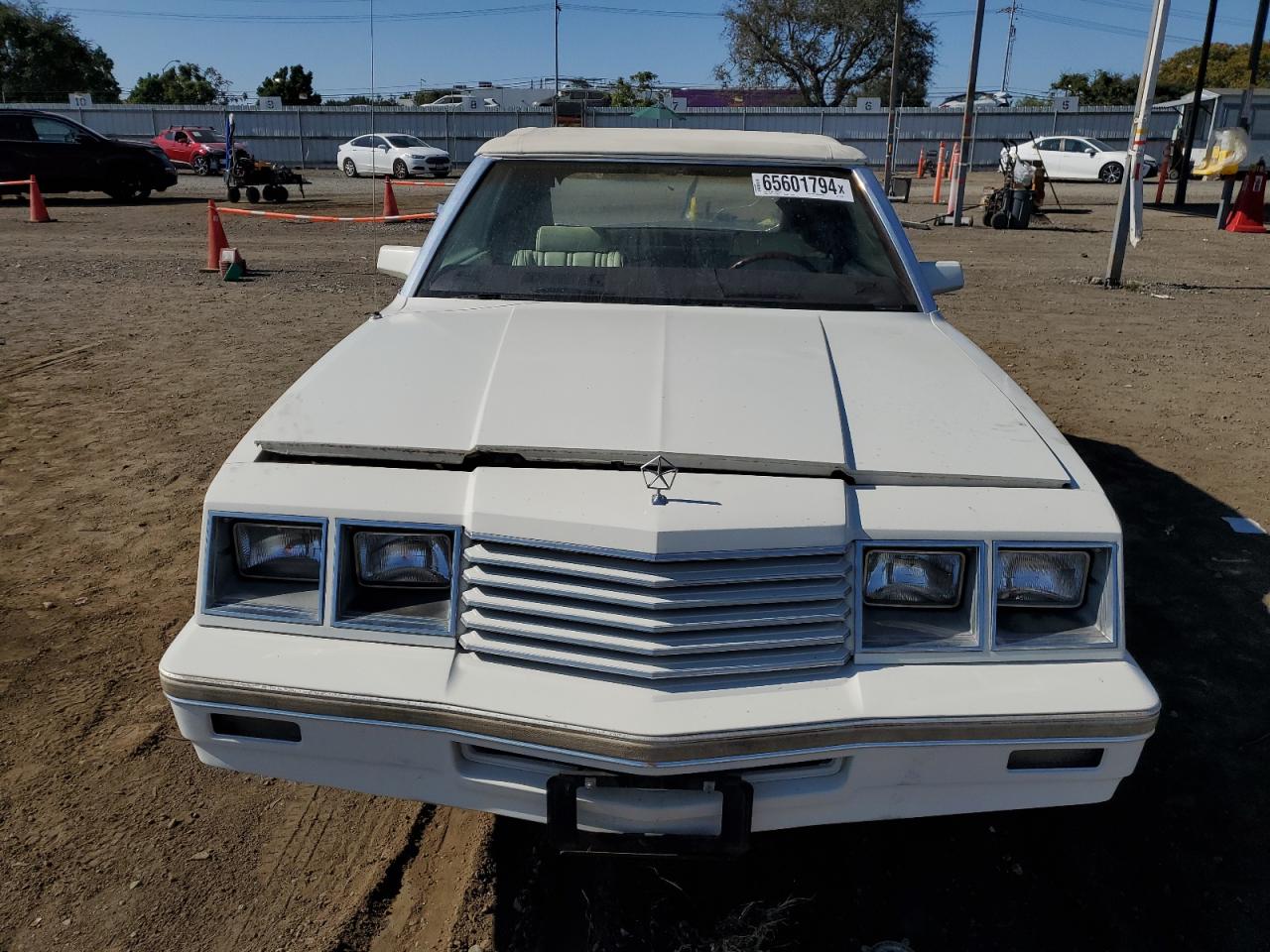 1983 Dodge 400 White vin: 1B3BV55C8DG168980