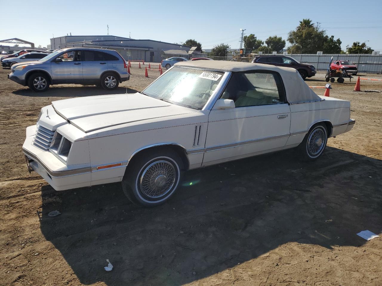 1983 Dodge 400 White vin: 1B3BV55C8DG168980