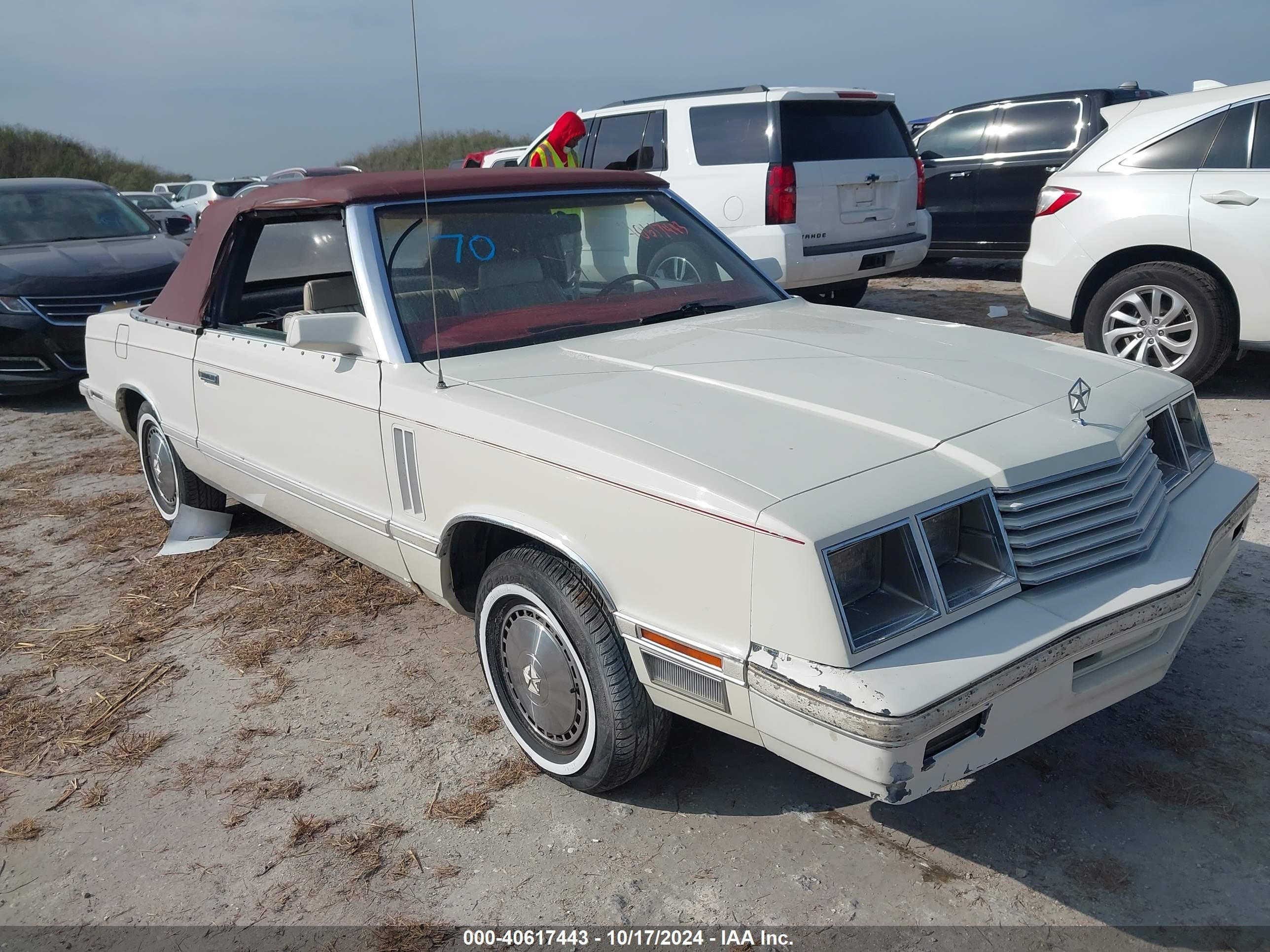 1983 Dodge 400   White vin: 1B3BV55C8DG180577