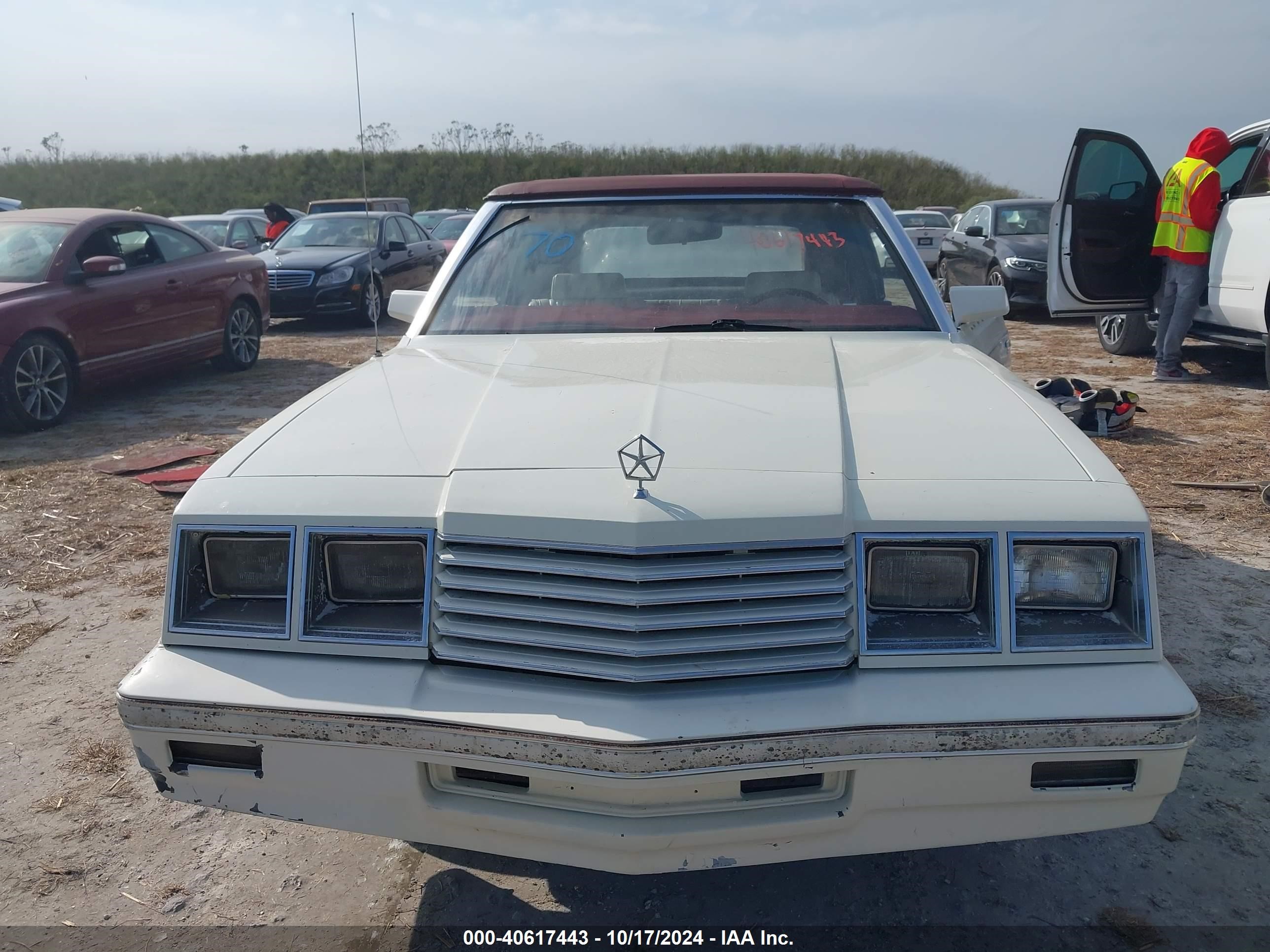 1983 Dodge 400   White vin: 1B3BV55C8DG180577