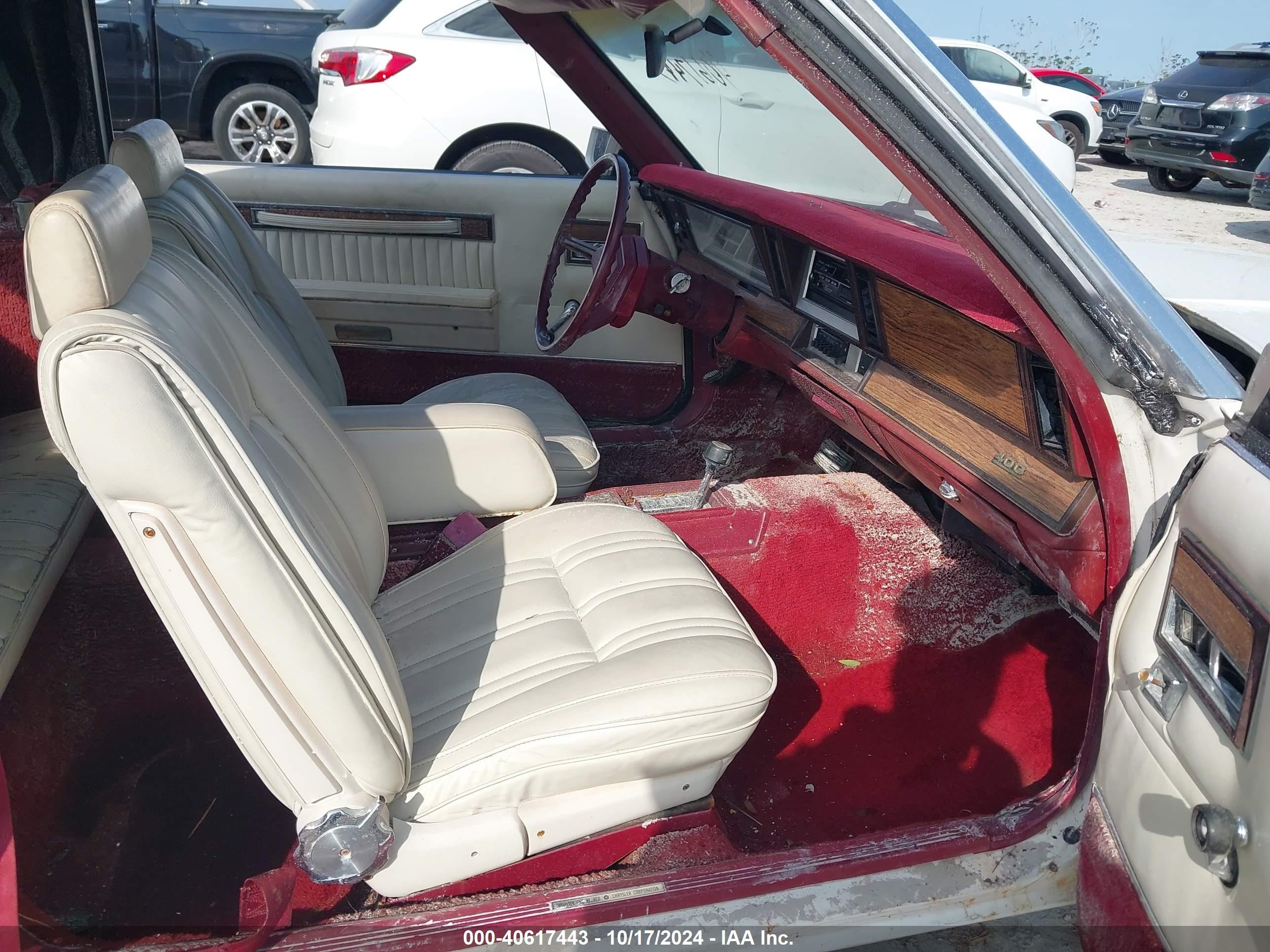 1983 Dodge 400   White vin: 1B3BV55C8DG180577