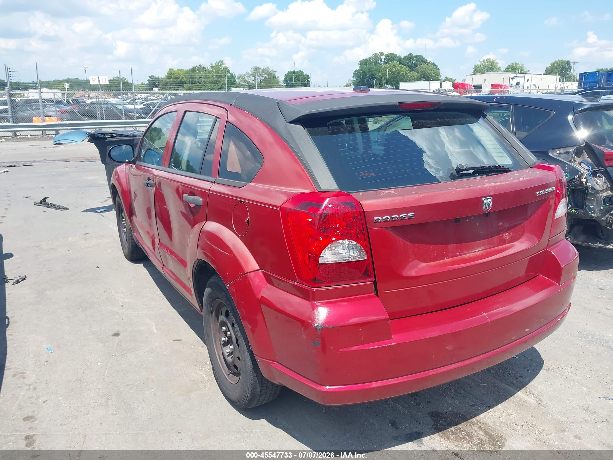 2011 Dodge Caliber Express Красный vin: 1B3CB1HA7BD111202