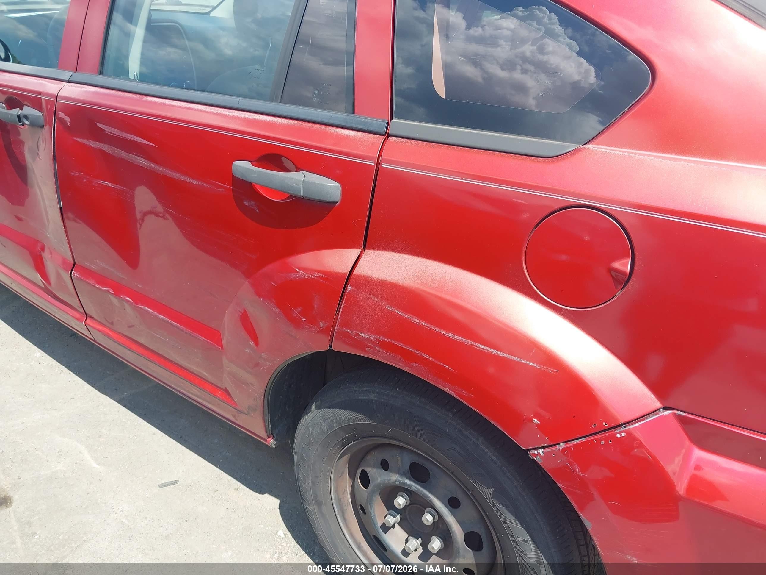 2011 Dodge Caliber Express Красный vin: 1B3CB1HA7BD111202