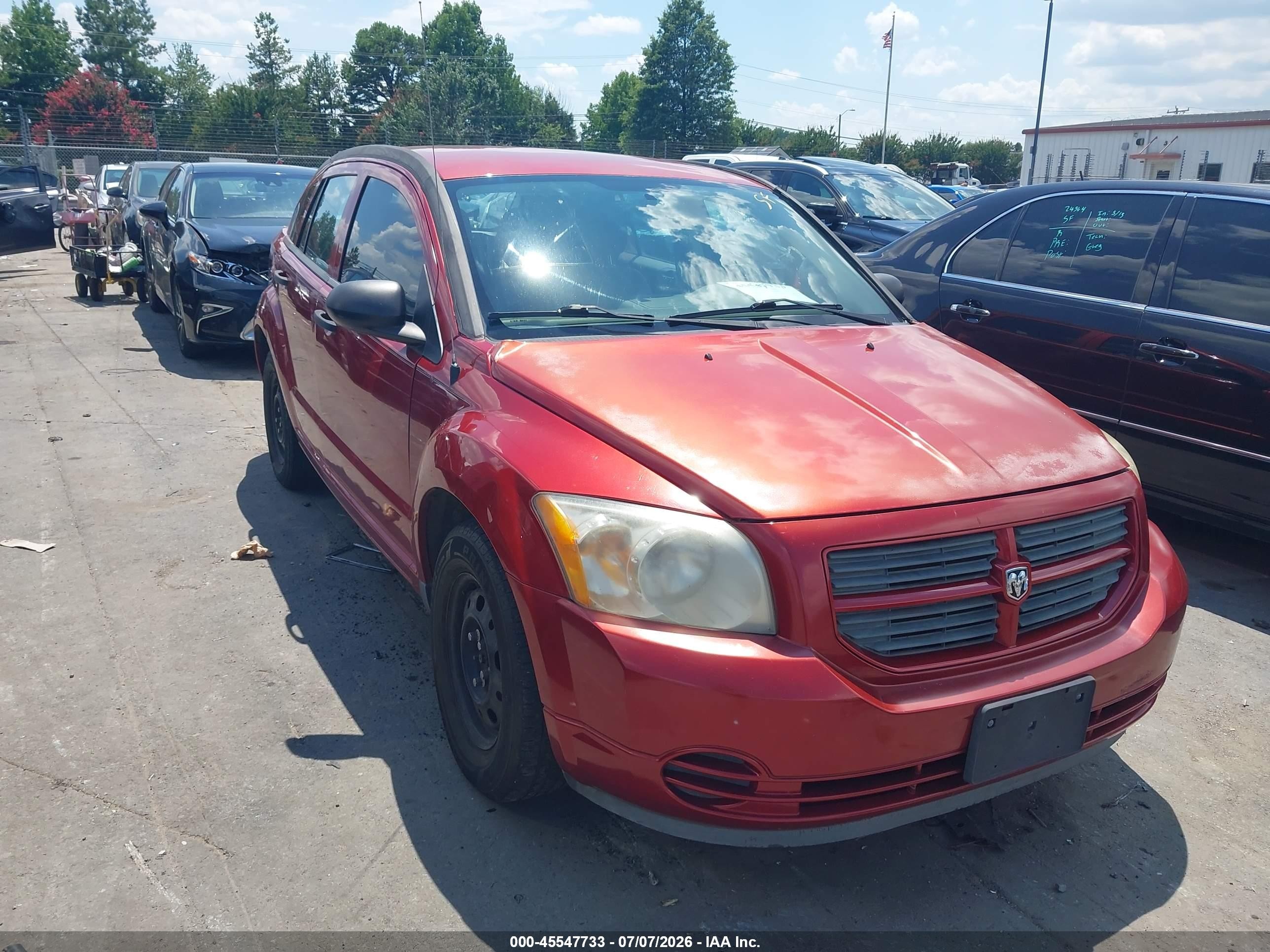 2011 Dodge Caliber Express Red vin: 1B3CB1HA7BD111202