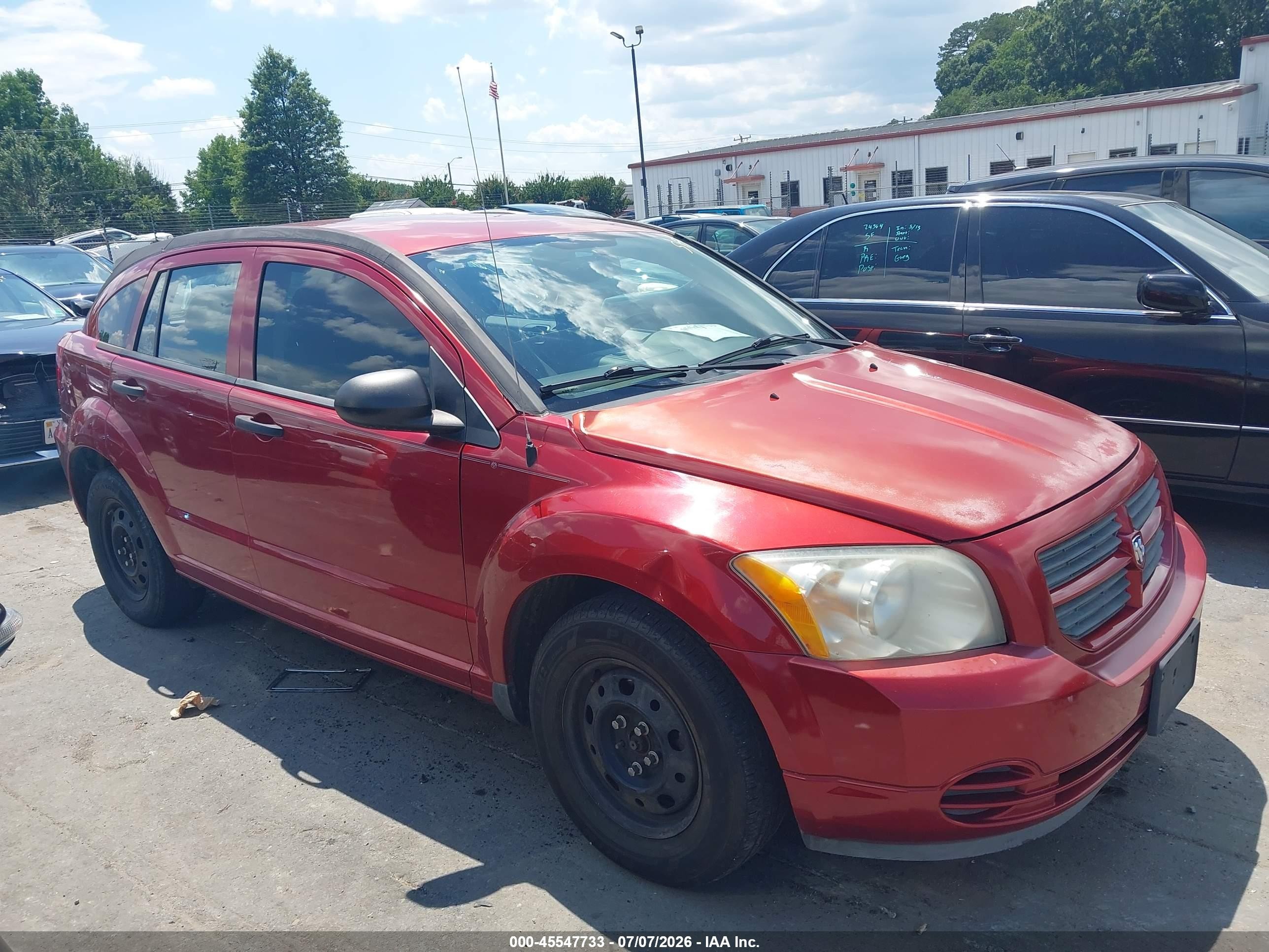 2011 Dodge Caliber Express Красный vin: 1B3CB1HA7BD111202