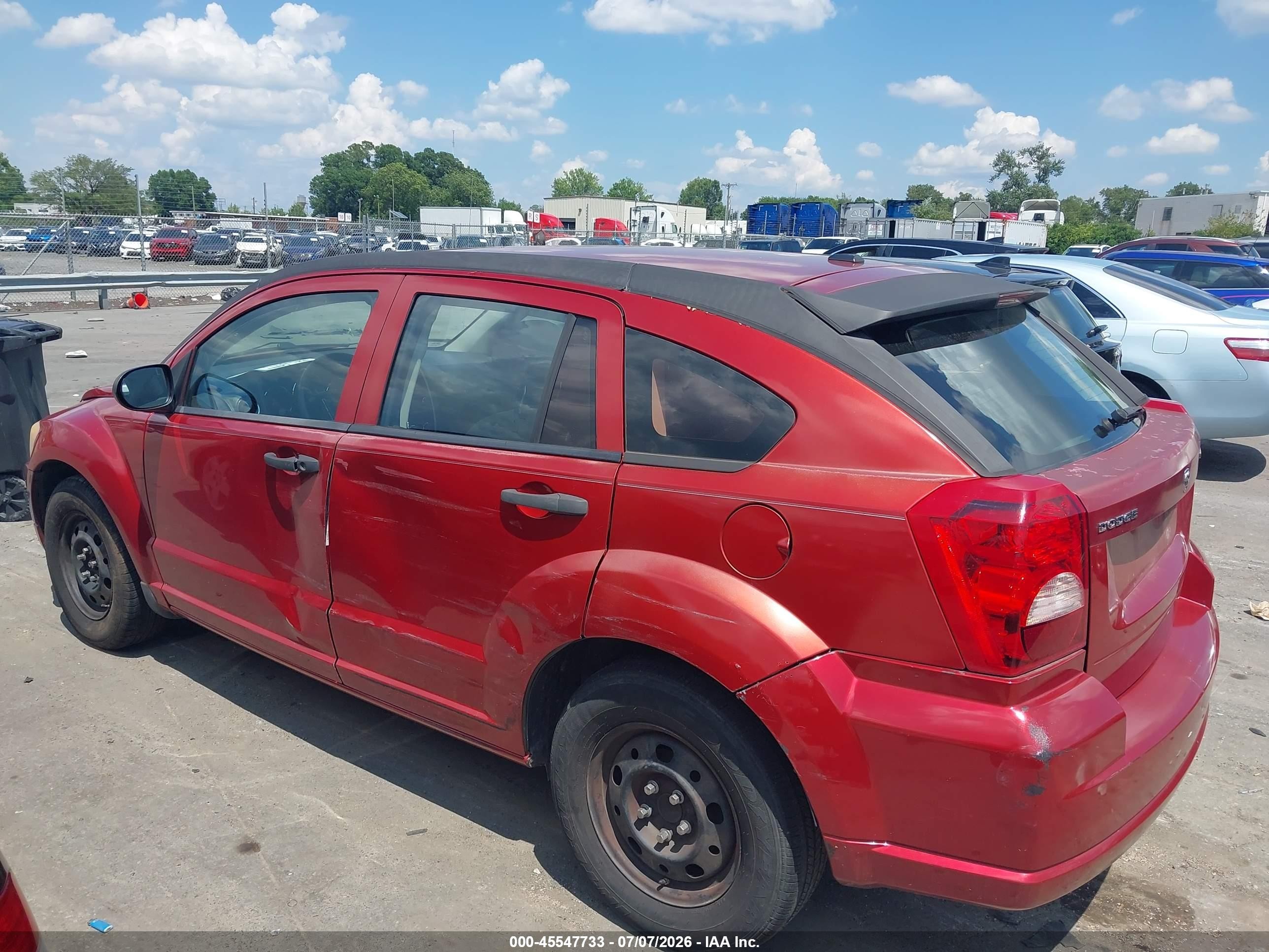 2011 Dodge Caliber Express Красный vin: 1B3CB1HA7BD111202