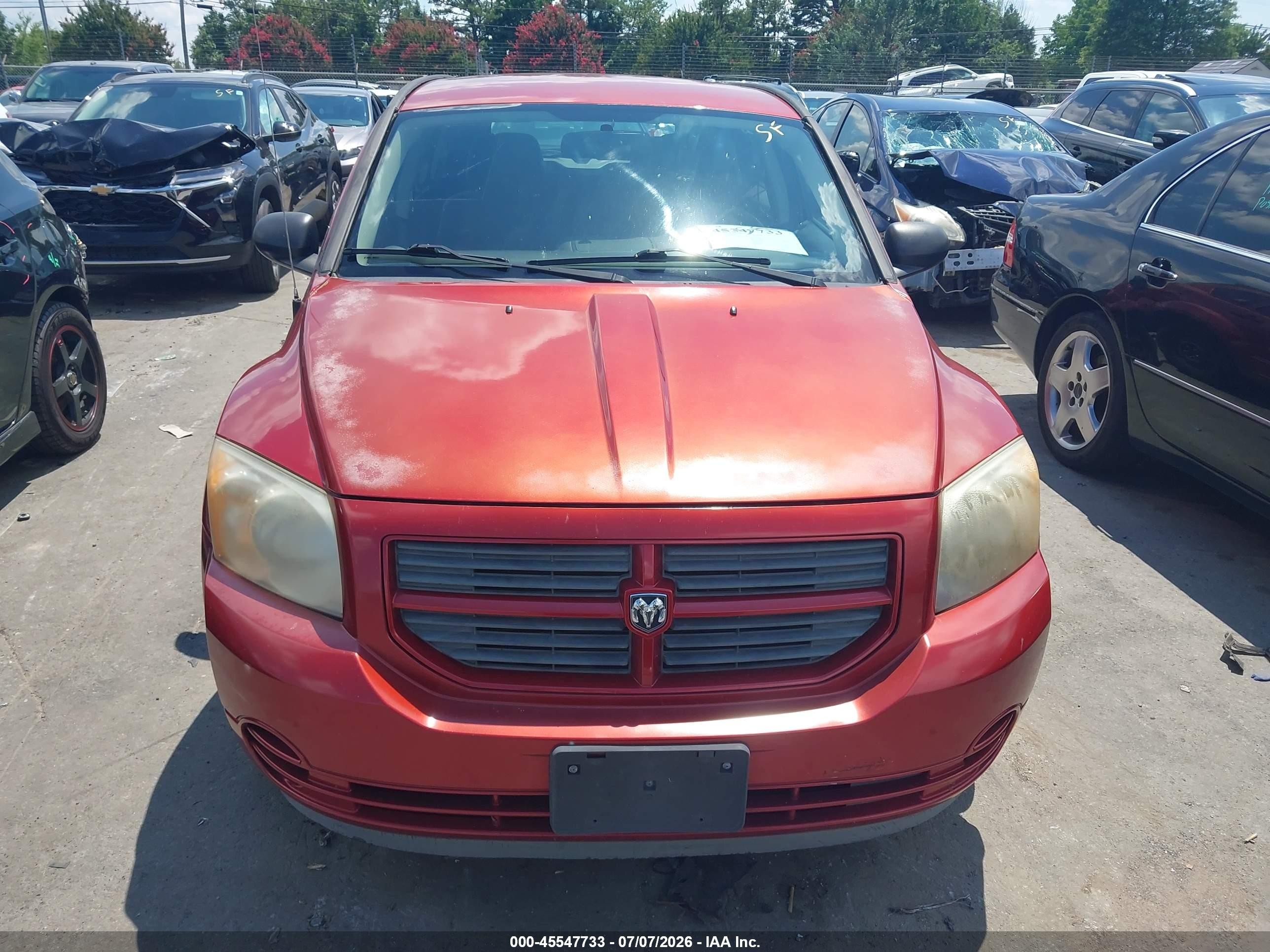 2011 Dodge Caliber Express Красный vin: 1B3CB1HA7BD111202