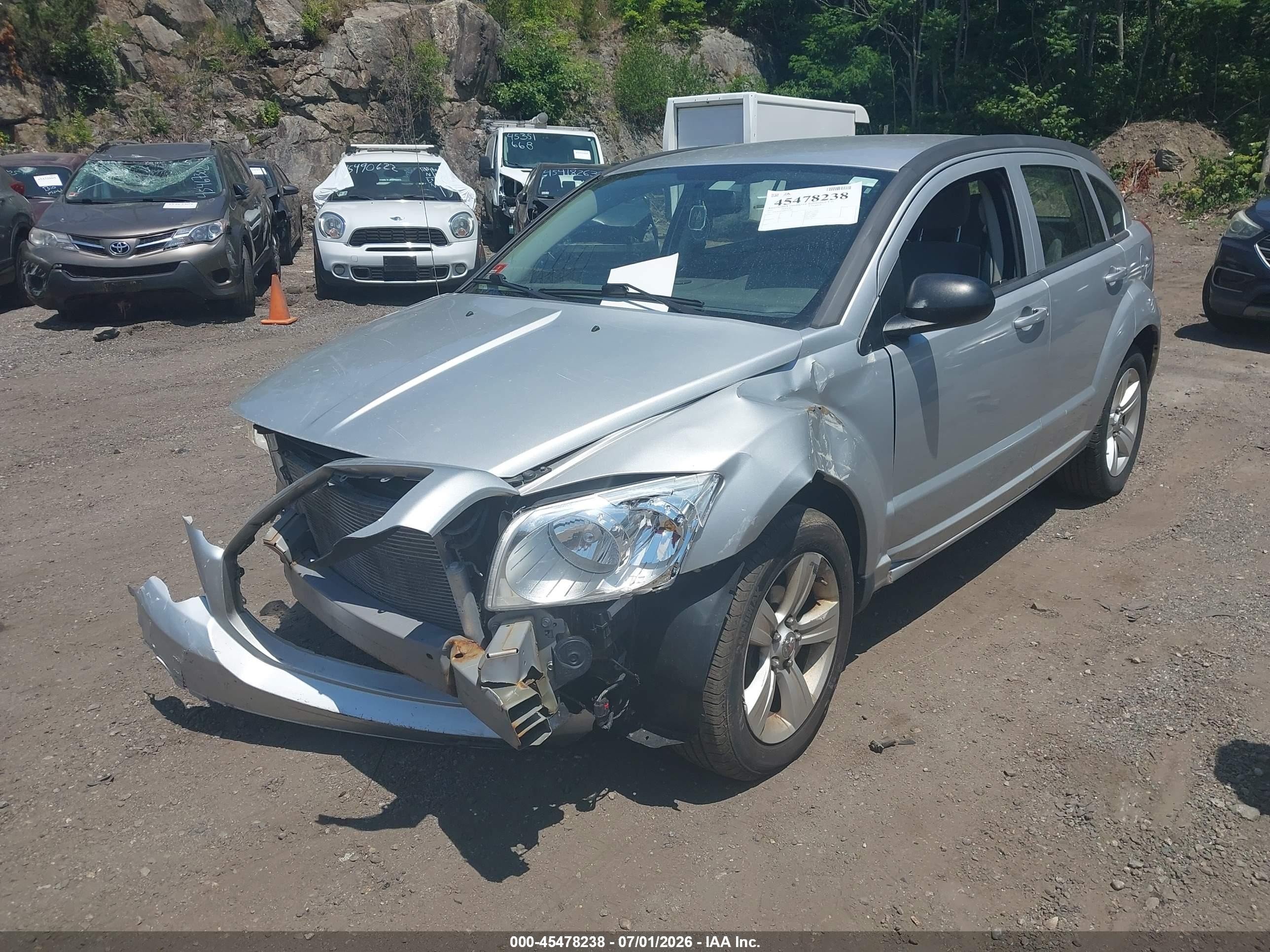 2011 Dodge Caliber Mainstreet Серебряный vin: 1B3CB3HA0BD156381