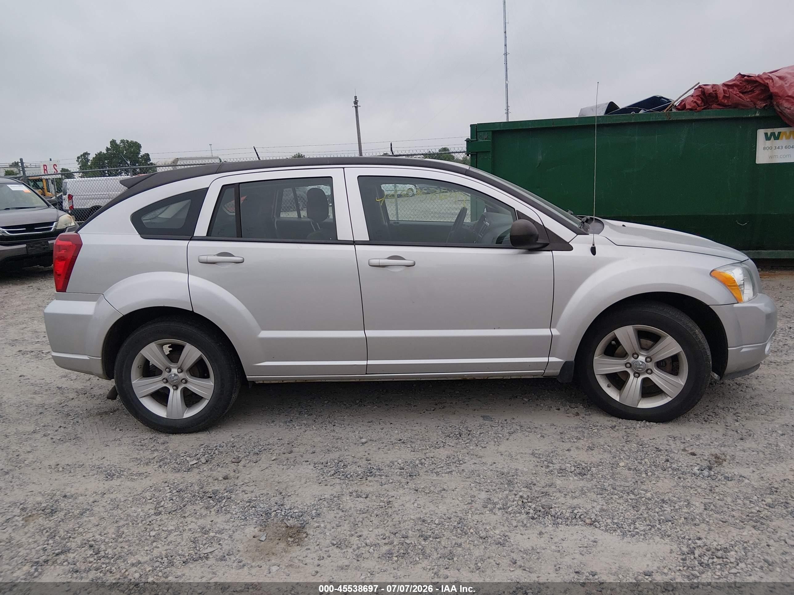2011 Dodge Caliber Mainstreet Silver vin: 1B3CB3HA0BD182558