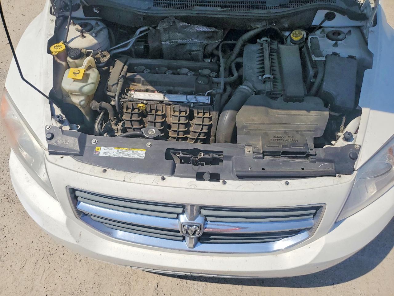 2010 Dodge Caliber Mainstreet White vin: 1B3CB3HA1AD604464