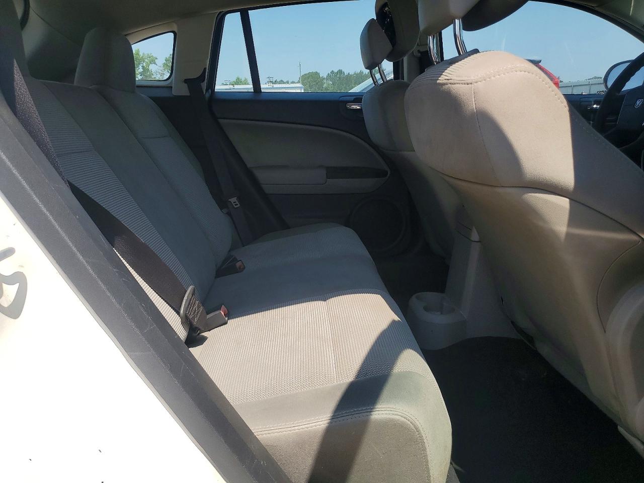 2010 Dodge Caliber Mainstreet White vin: 1B3CB3HA1AD604464