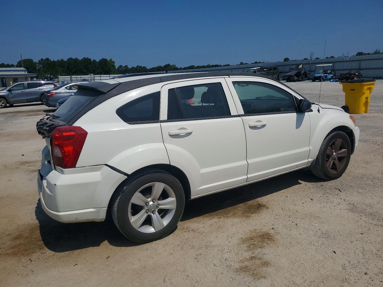 2010 Dodge Caliber Mainstreet White vin: 1B3CB3HA1AD604464