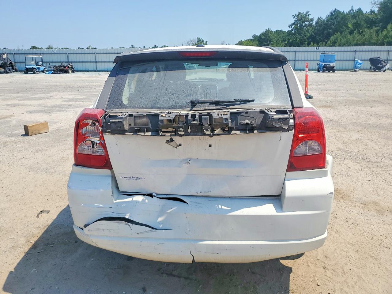 2010 Dodge Caliber Mainstreet White vin: 1B3CB3HA1AD604464