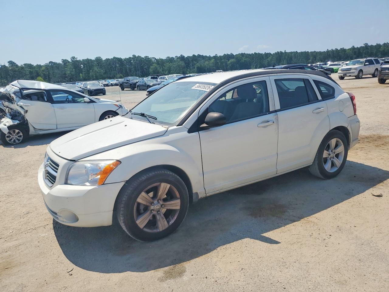 2010 Dodge Caliber Mainstreet White vin: 1B3CB3HA1AD604464