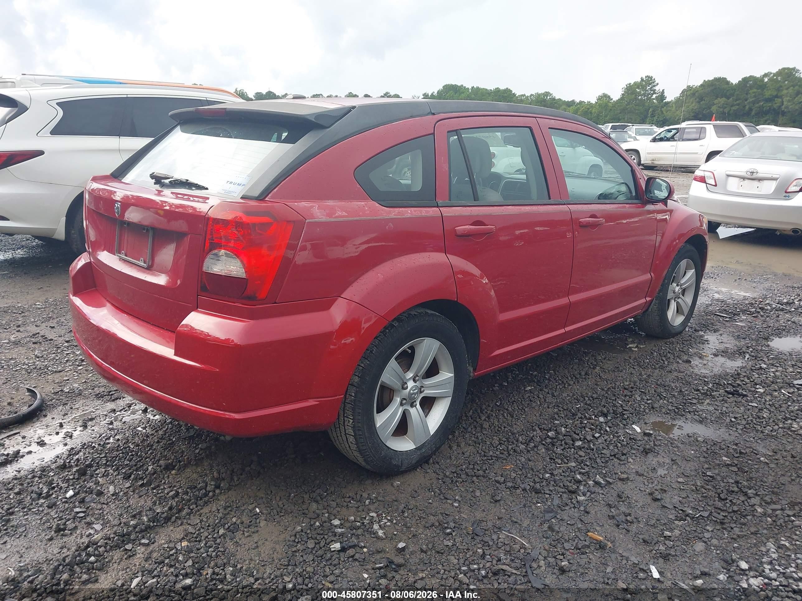 2011 Dodge Caliber Mainstreet Red vin: 1B3CB3HA1BD196324