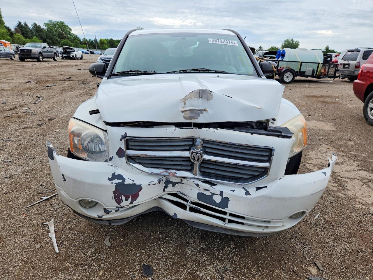 2011 Dodge Caliber Mainstreet White vin: 1B3CB3HA1BD242458