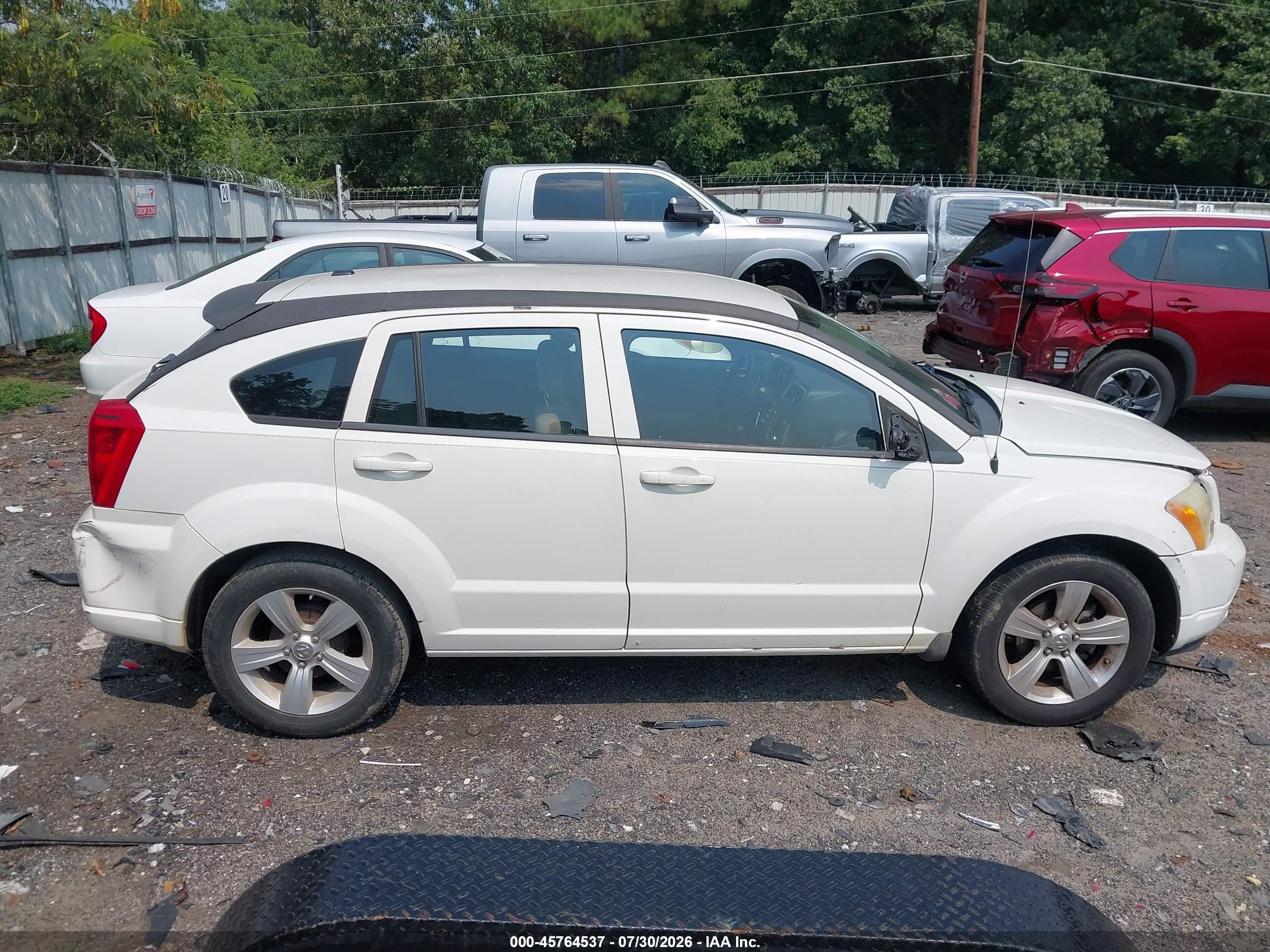 2010 Dodge Caliber Mainstreet White vin: 1B3CB3HA3AD567255