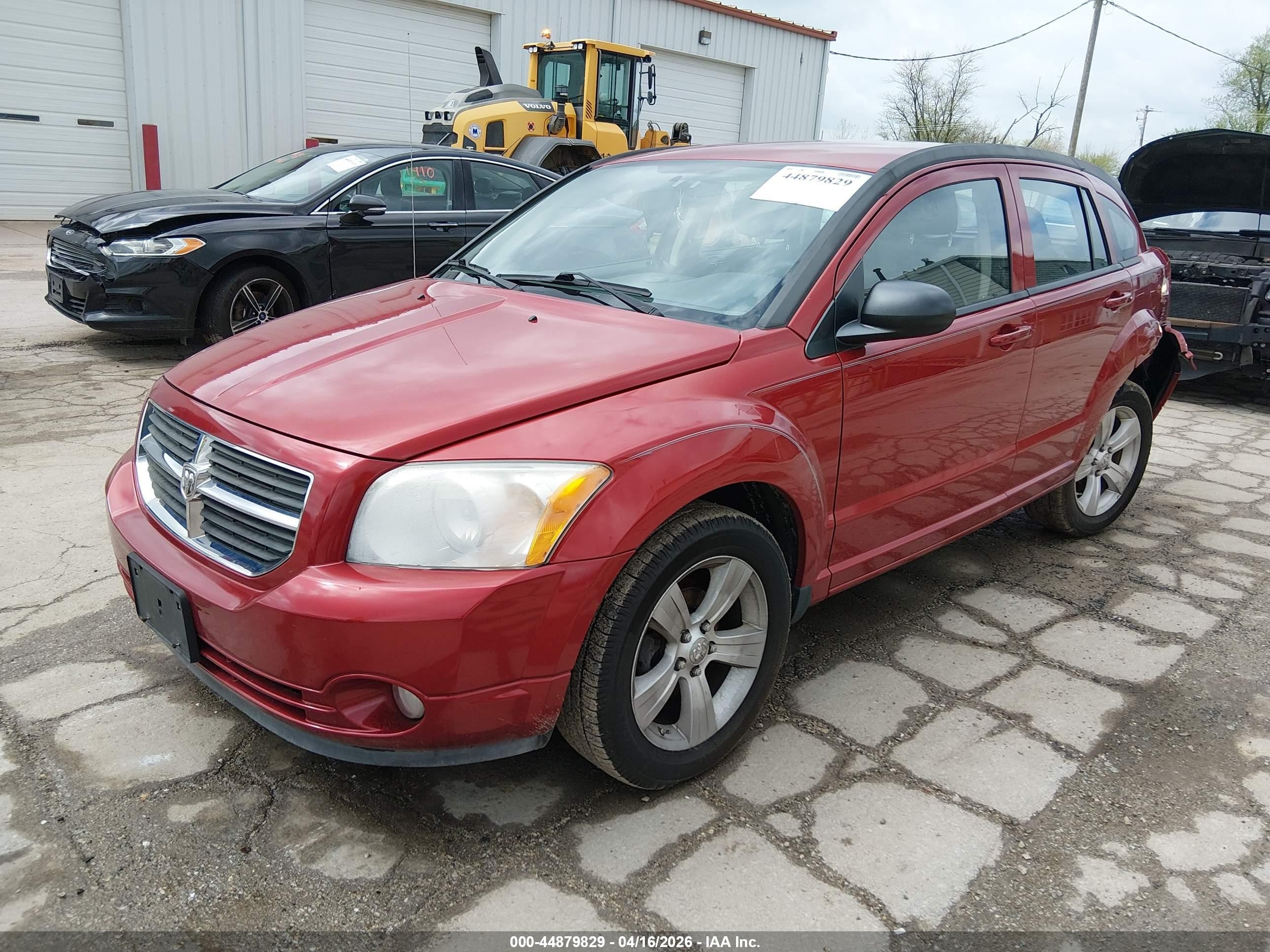 2010 Dodge Caliber Mainstreet Красный vin: 1B3CB3HA3AD638986