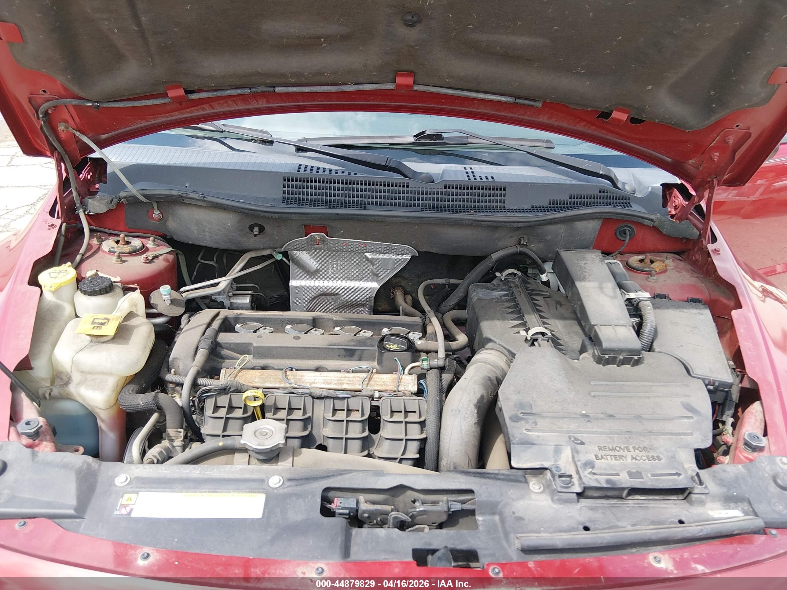 2010 Dodge Caliber Mainstreet Красный vin: 1B3CB3HA3AD638986