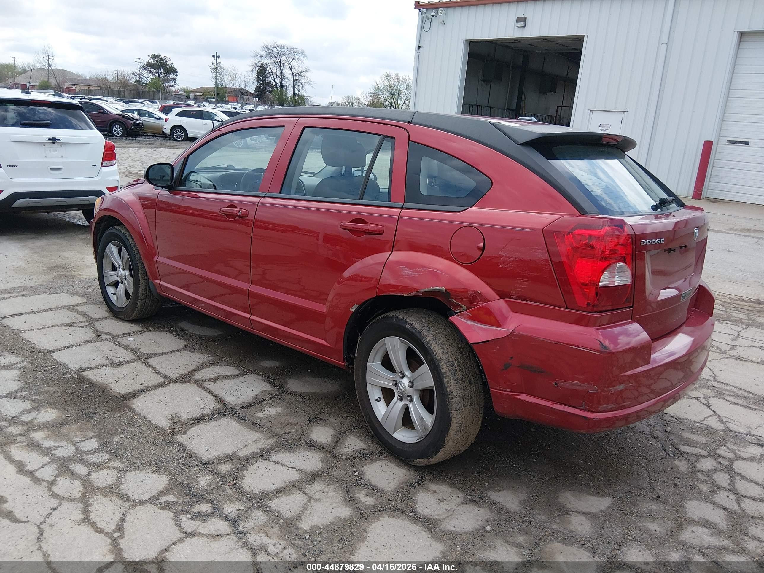 2010 Dodge Caliber Mainstreet Красный vin: 1B3CB3HA3AD638986