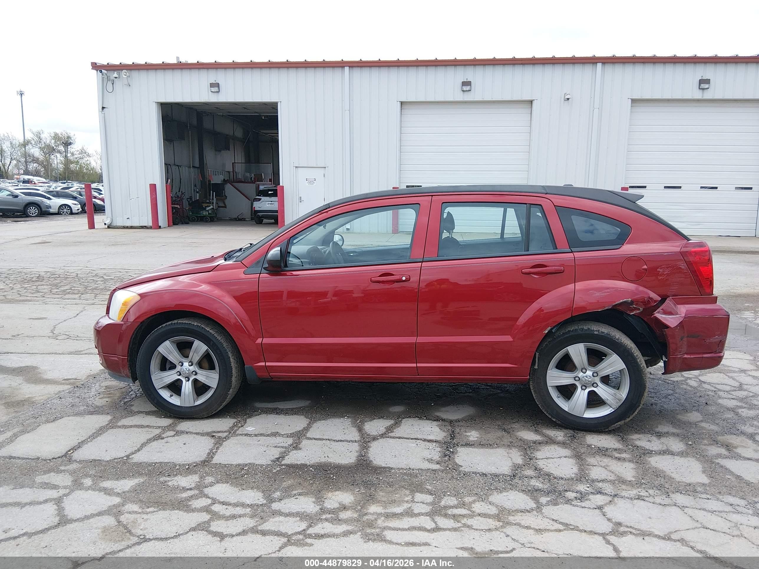 2010 Dodge Caliber Mainstreet Красный vin: 1B3CB3HA3AD638986