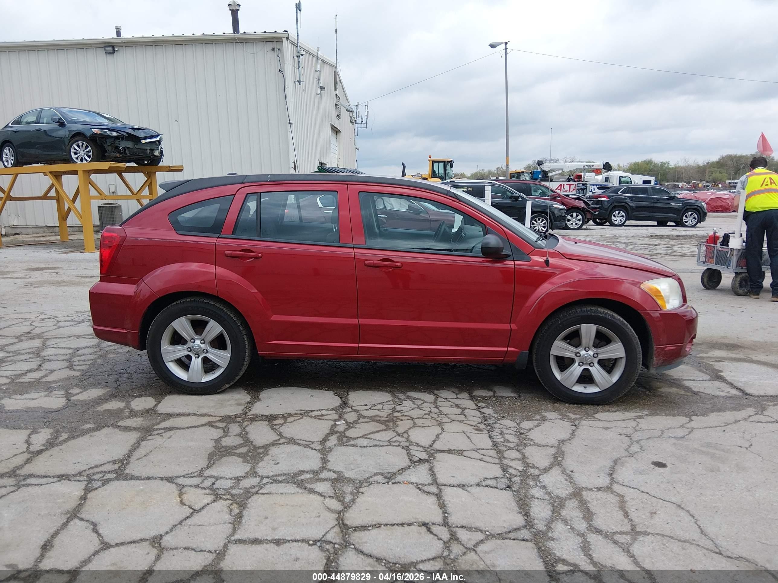 2010 Dodge Caliber Mainstreet Красный vin: 1B3CB3HA3AD638986