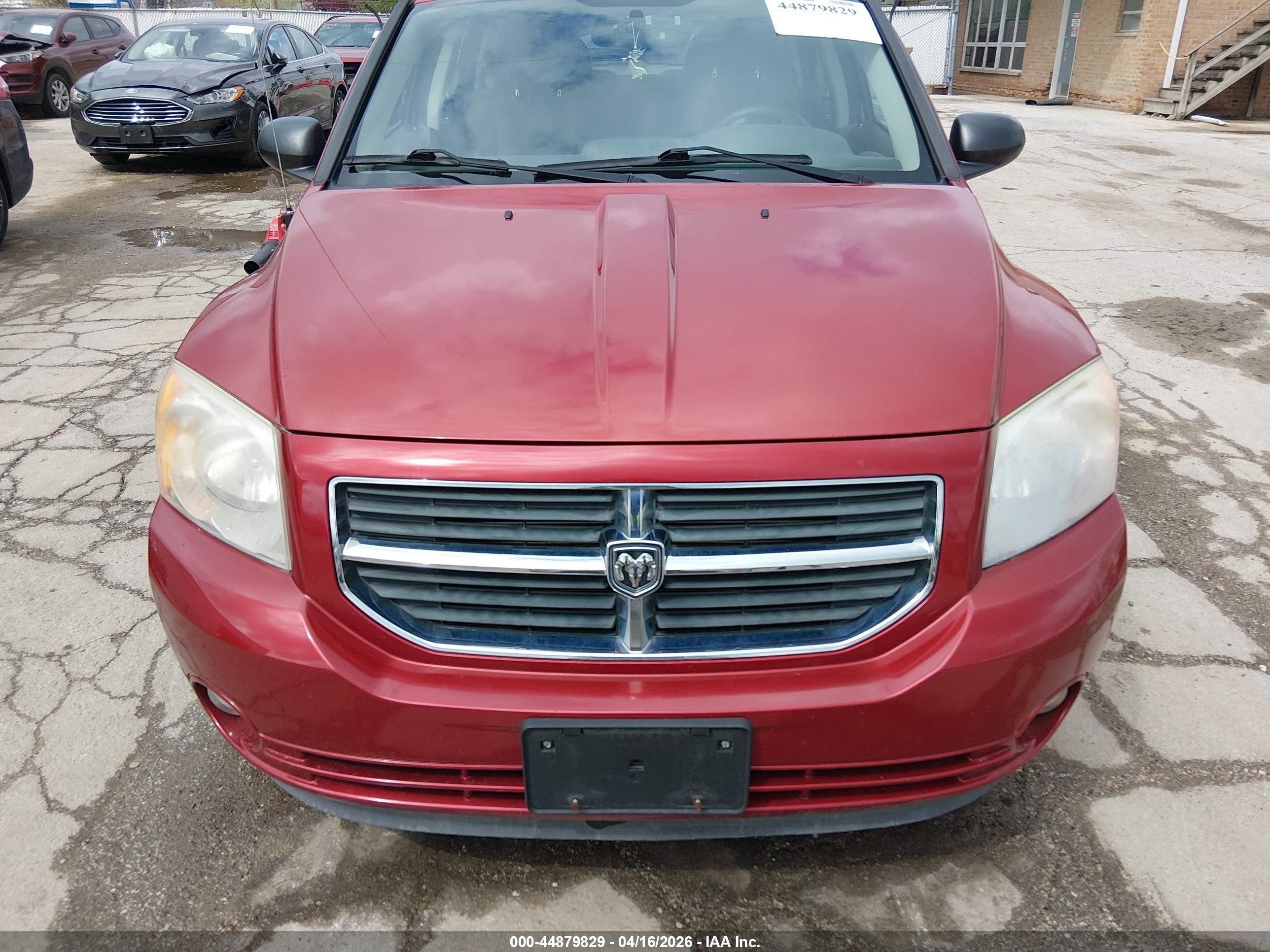 2010 Dodge Caliber Mainstreet Красный vin: 1B3CB3HA3AD638986